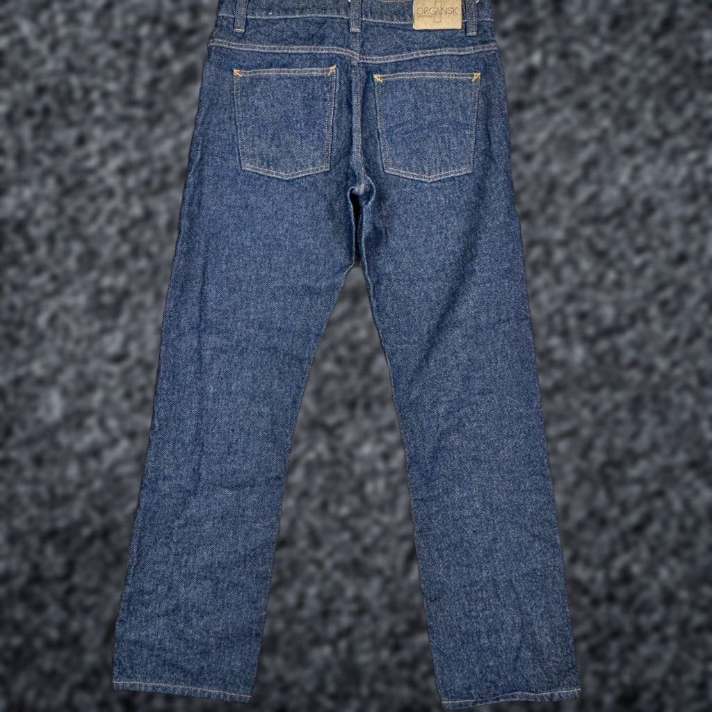 Organsk Jeans Fits Mens 32x31 Blue Denim Classic Fit Straight Leg Jeans Waist 32 31 Inseam 31 5-Pocket Work Outdoor Vintage No