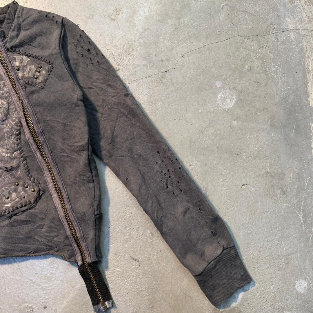 Japanese Brand RELIGION N' ROCK Japanese Grunge Punk Studded Zip-up Sweater Size S / US 4 / IT 40 - 6 Thumbnail