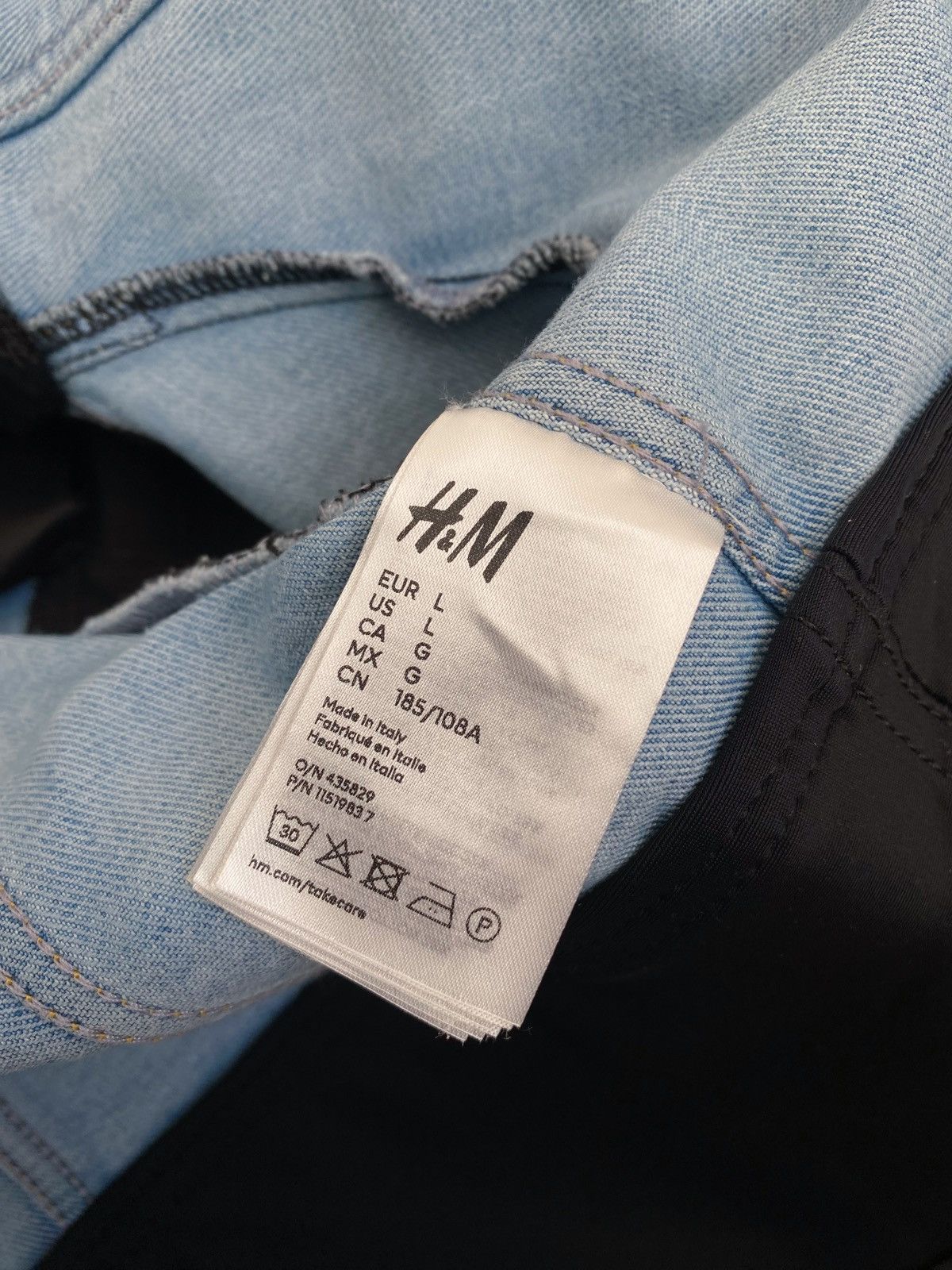 H&M × Mugler × Thierry Mugler Mugler x H&M Denim Jacket Size L Size US L / EU 52-54 / 3 - 24 Thumbnail