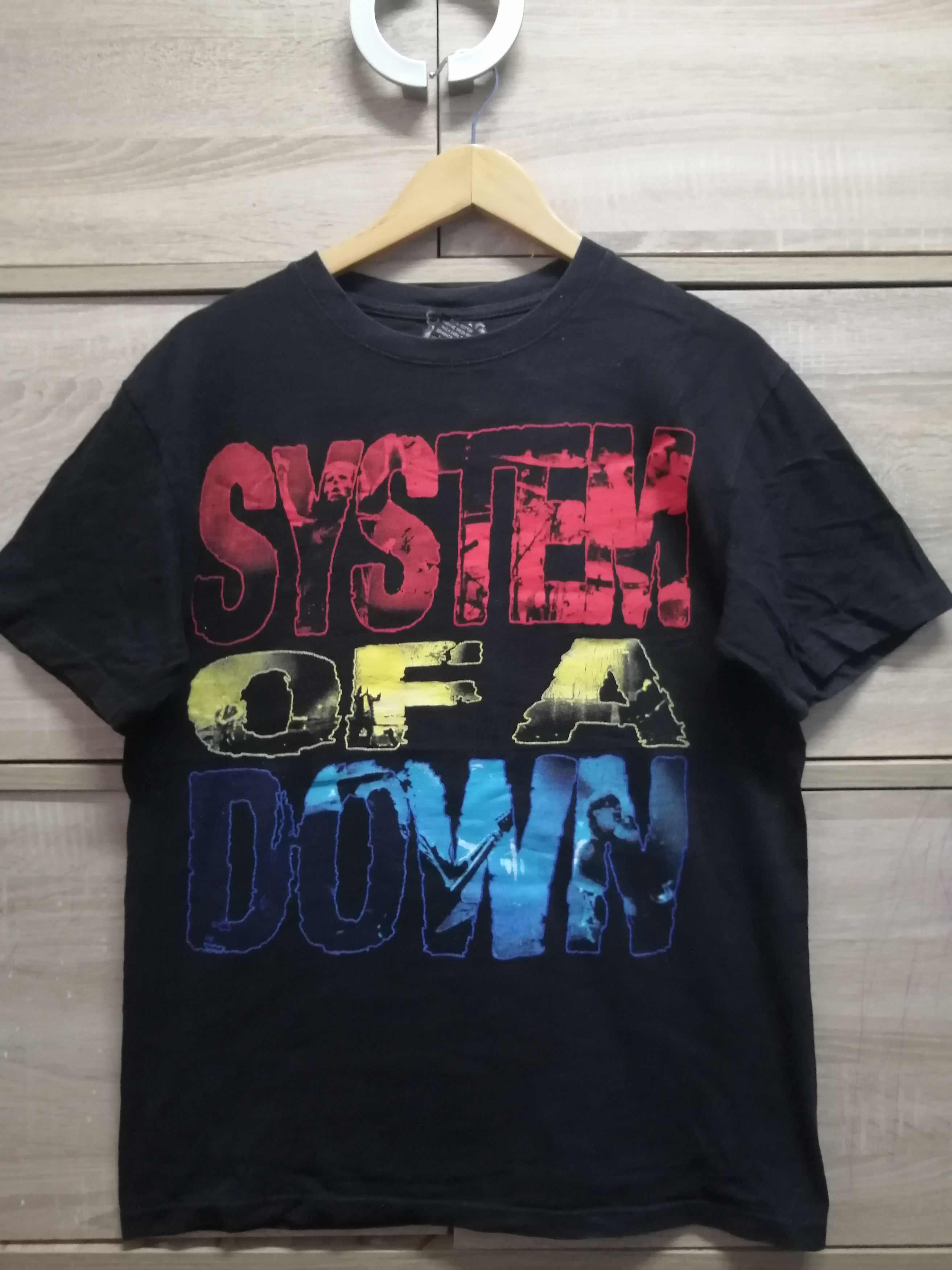 Vintage Thrashed Sun Faded S.O.A.D Shirt Distressed Band Size US L / EU 52-54 / 3 - 1 Thumbnail