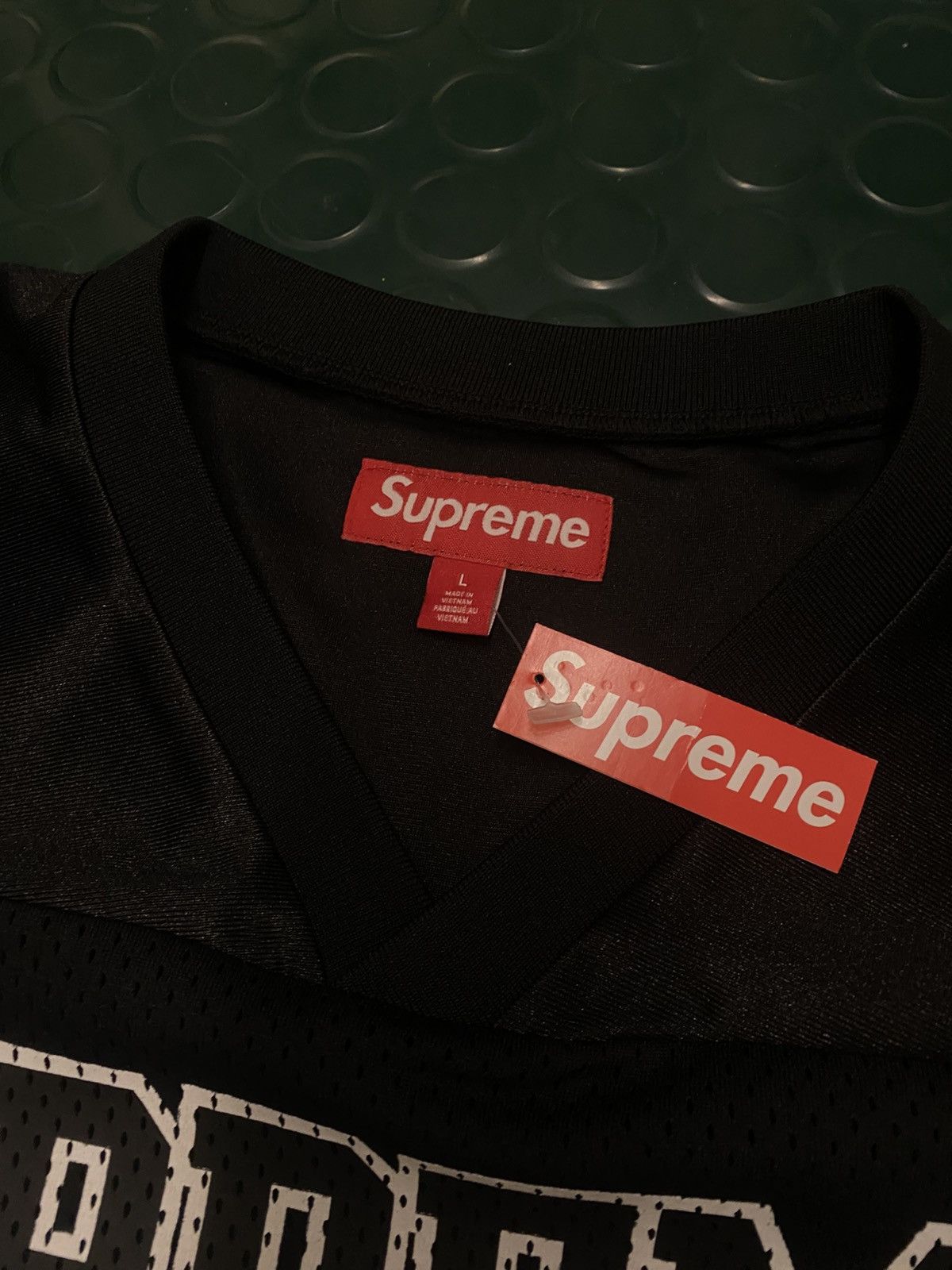 Supreme Supreme Bones Football Jersey Black Size US L / EU 52-54 / 3 - 2 Thumbnail