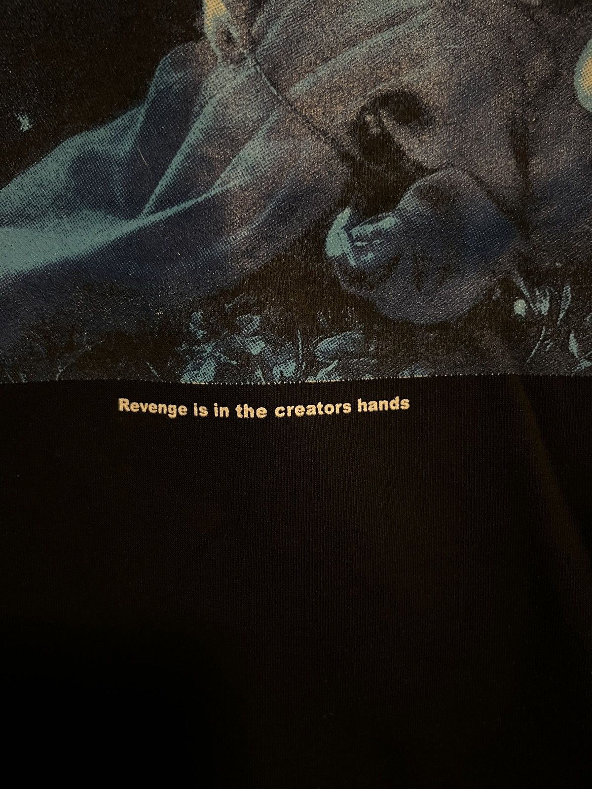 Revenge Revenge “Revenge is in the creators hands” tee blue/black Size US M / EU 48-50 / 2 - 3 Thumbnail