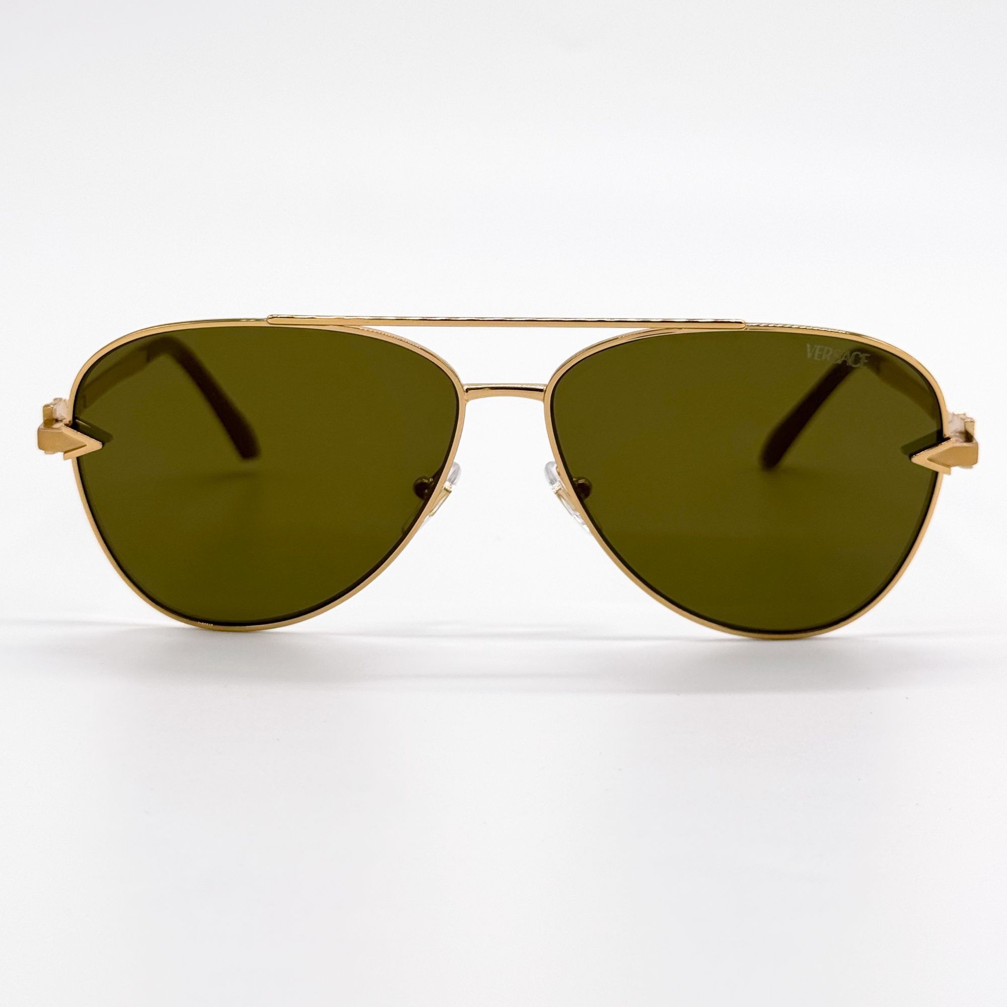 Versace NEW VE2283 1002/7I GOLD AVIATOR SUNGLASSES VERSACE VE2283 10 Size ONE SIZE - 3 Thumbnail