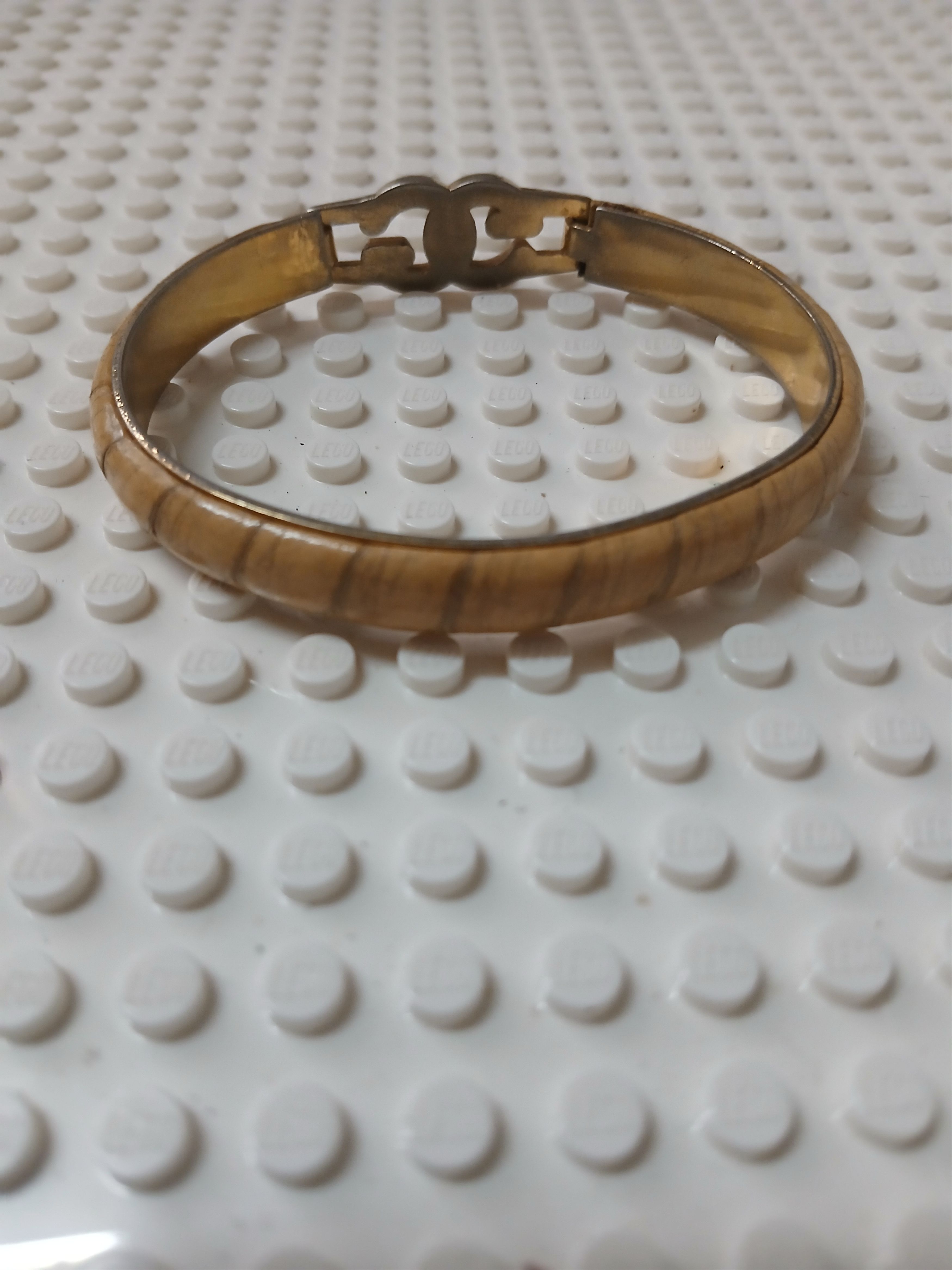 Gucci × Vintage Gucci Snakeskin 24k gold plated bracelet Size ONE SIZE - 3 Thumbnail