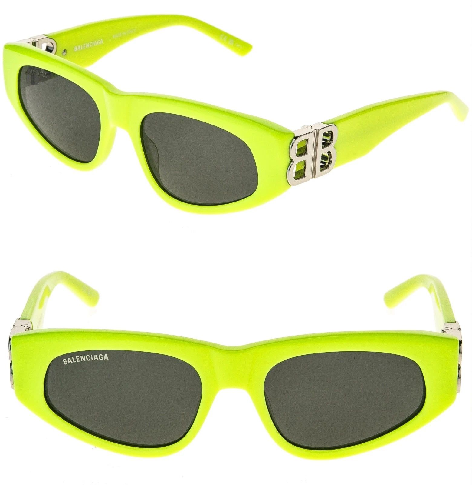 Balenciaga BALENCIAGA BB0095S DYNASTY 0095 007 Fashion Logo Sunglasses Size ONE SIZE - 1 Thumbnail