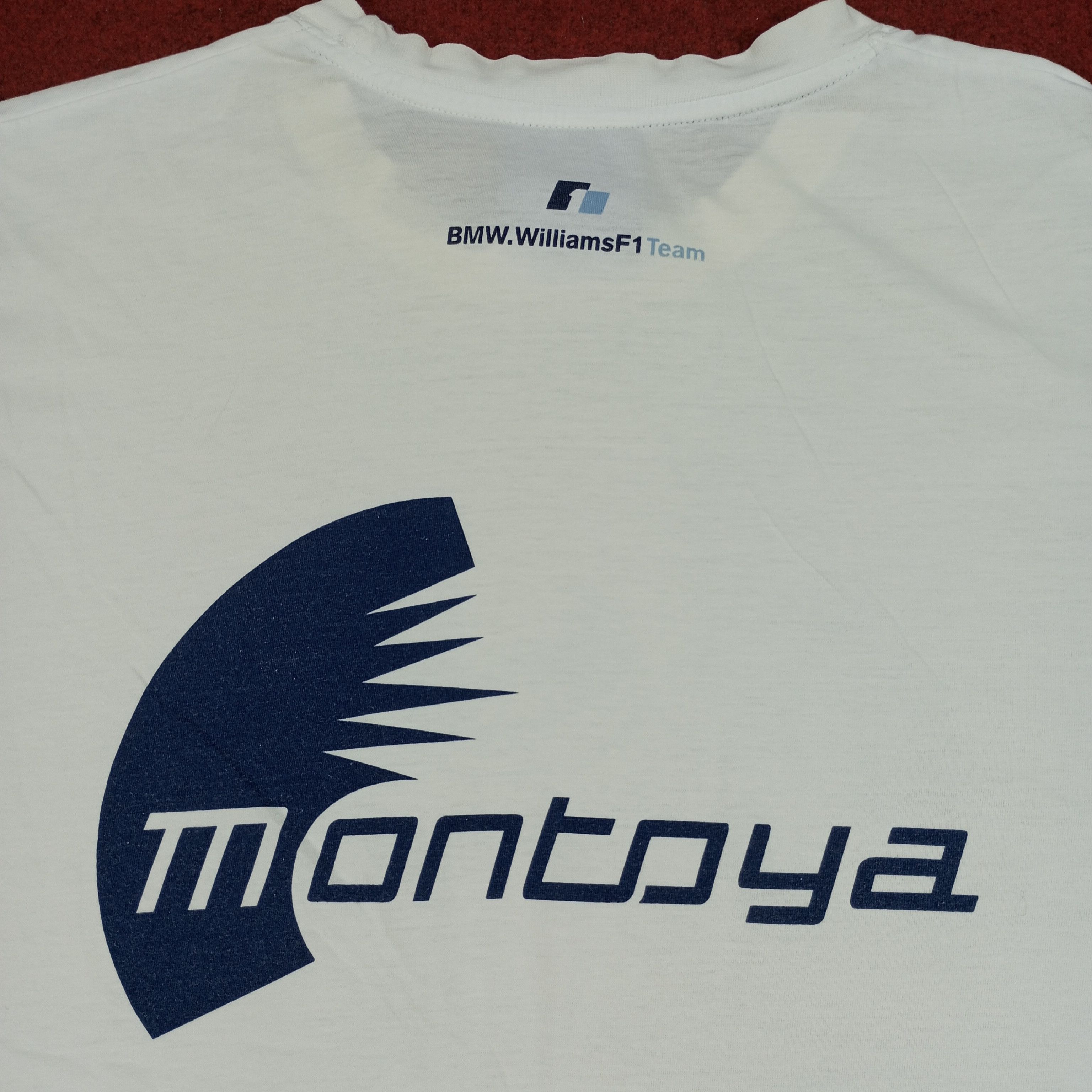 BMW × Vintage BMW Williams F1 Montoya Motorsports Design Tshirt Size US L / EU 52-54 / 3 - 4 Thumbnail