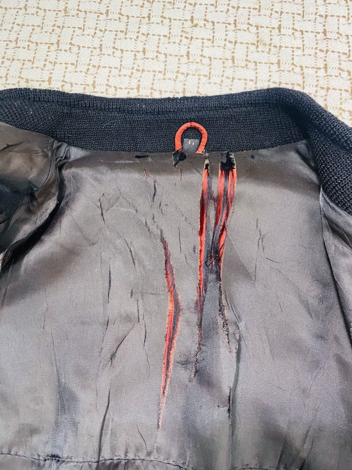 Japanese Brand Vintage 90s Distressed Suede Leather Zipper Jacket Size US M / EU 48-50 / 2 - 12 Thumbnail
