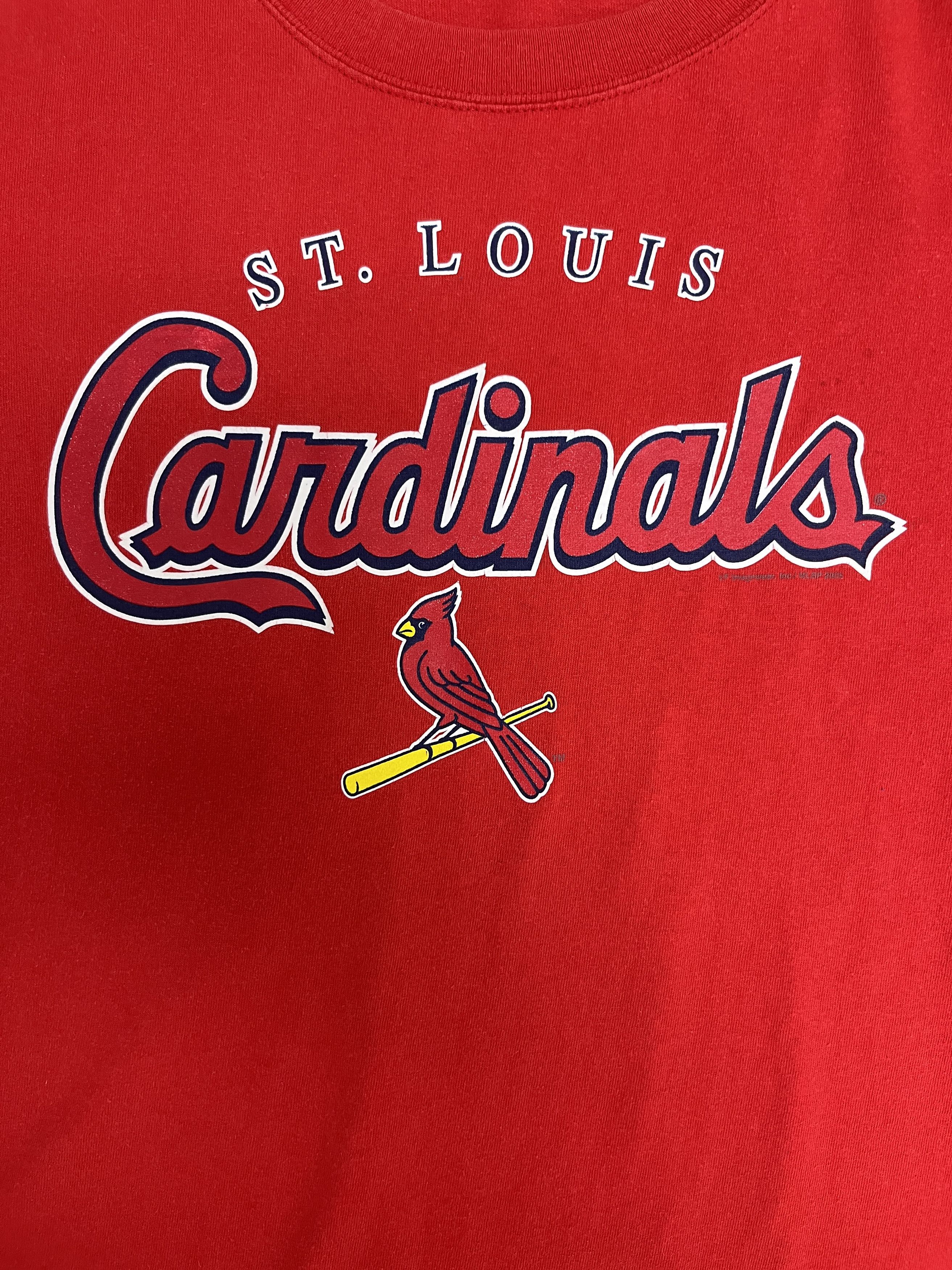 Vintage St. Louis Cardinals Vintage Y2K Red T-Shirt Tee Size US XXL / EU 58 / 5 - 2 Thumbnail