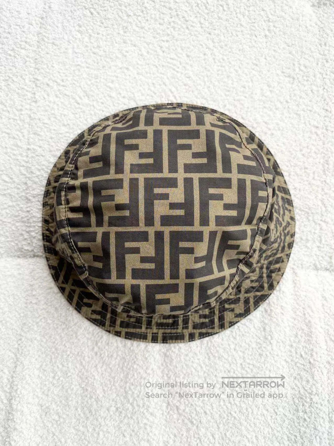 Fendi Fendi The leather brand logo is full of bucket hats| Size ONE SIZE - 3 Thumbnail