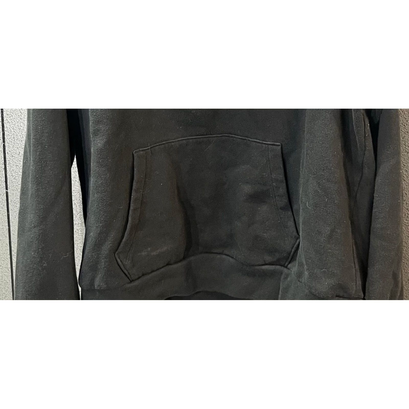 Victoria's Secret Victoria’s Secret PINK Hoodie Pullover Black Large Women Logo Hooded Pockets Full Zip Relaxed Knit Cotton Polyester Built-in Kangaroo Pocket Size L / US 10 / IT 46 - 4 Thumbnail
