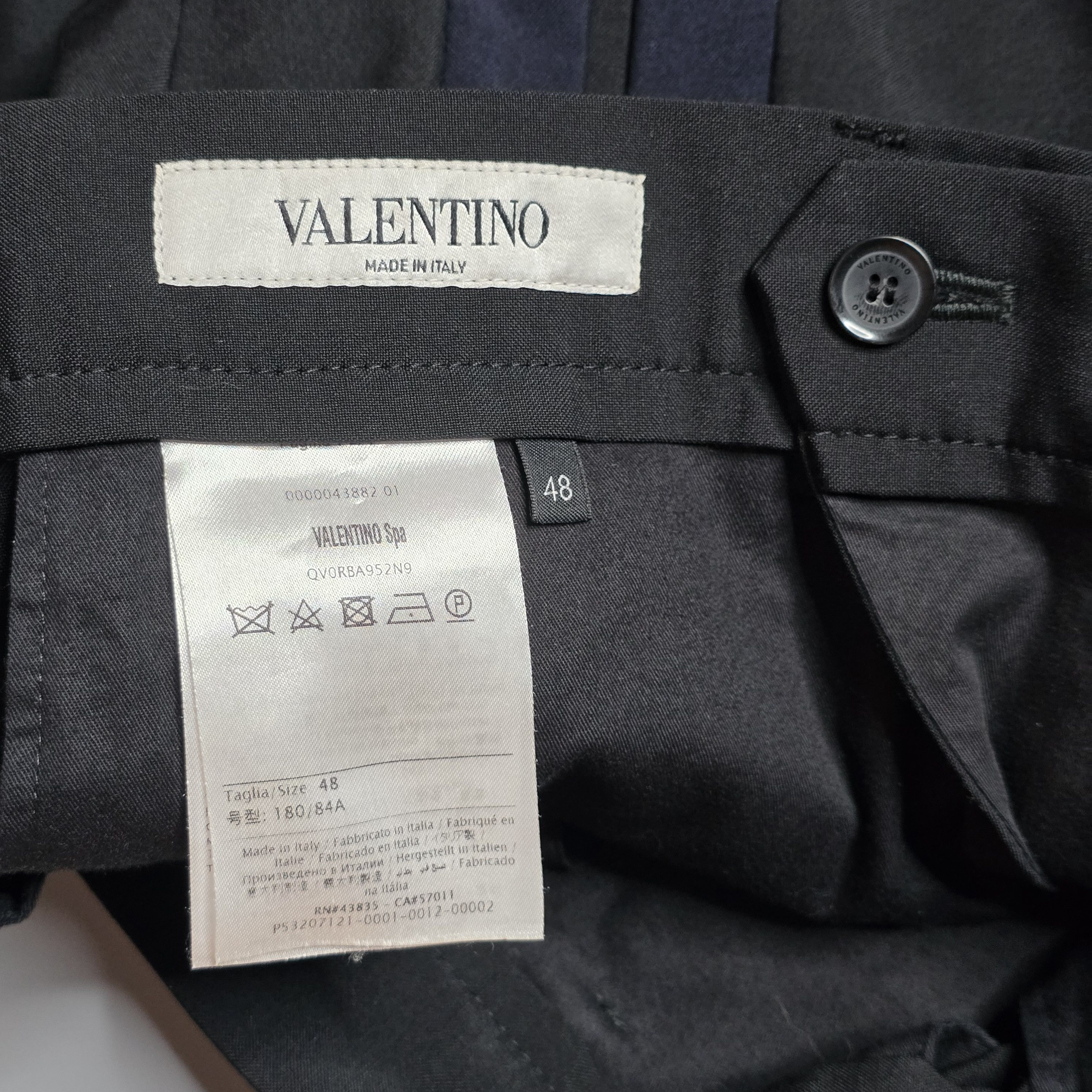 Valentino Valentino - Wool Mohair Side Stripe Trousers Size US 32 / EU 48 - 8 Thumbnail