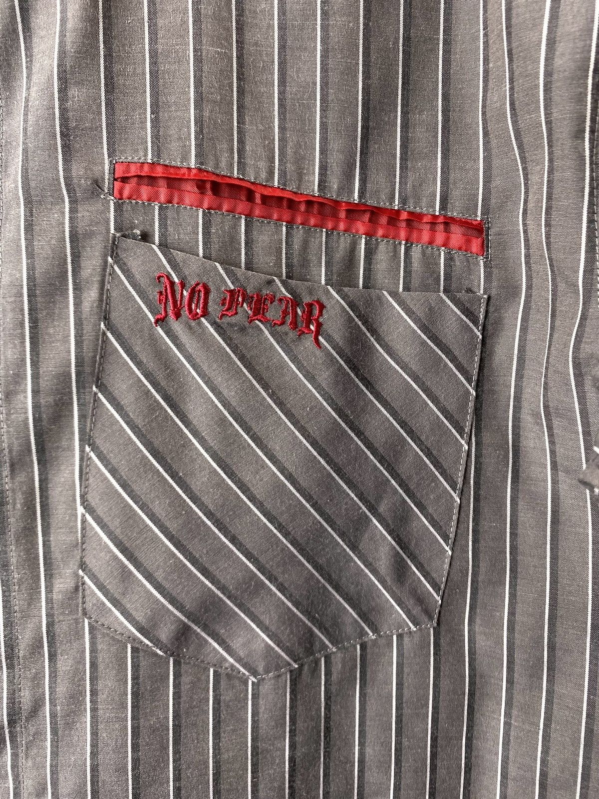 No Fear Rare! Vintage No Fear Striped Shirt Hook Ups Size US M / EU 48-50 / 2 - 4 Thumbnail