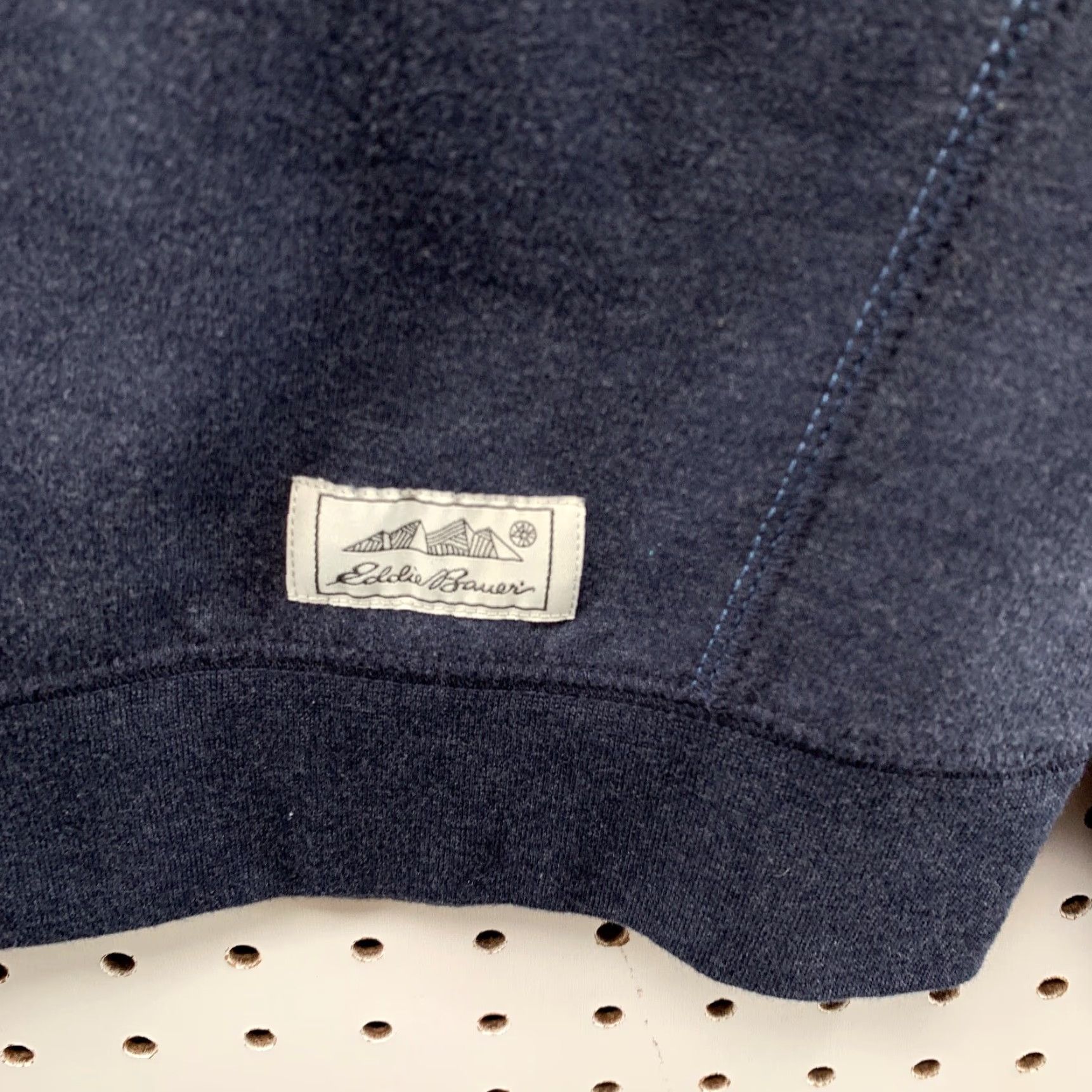 Eddie Bauer Eddie Bauer Sweater Large Mens Pullover 1/4 Zip Blue Long Sleeve Size US L / EU 52-54 / 3 - 6 Thumbnail
