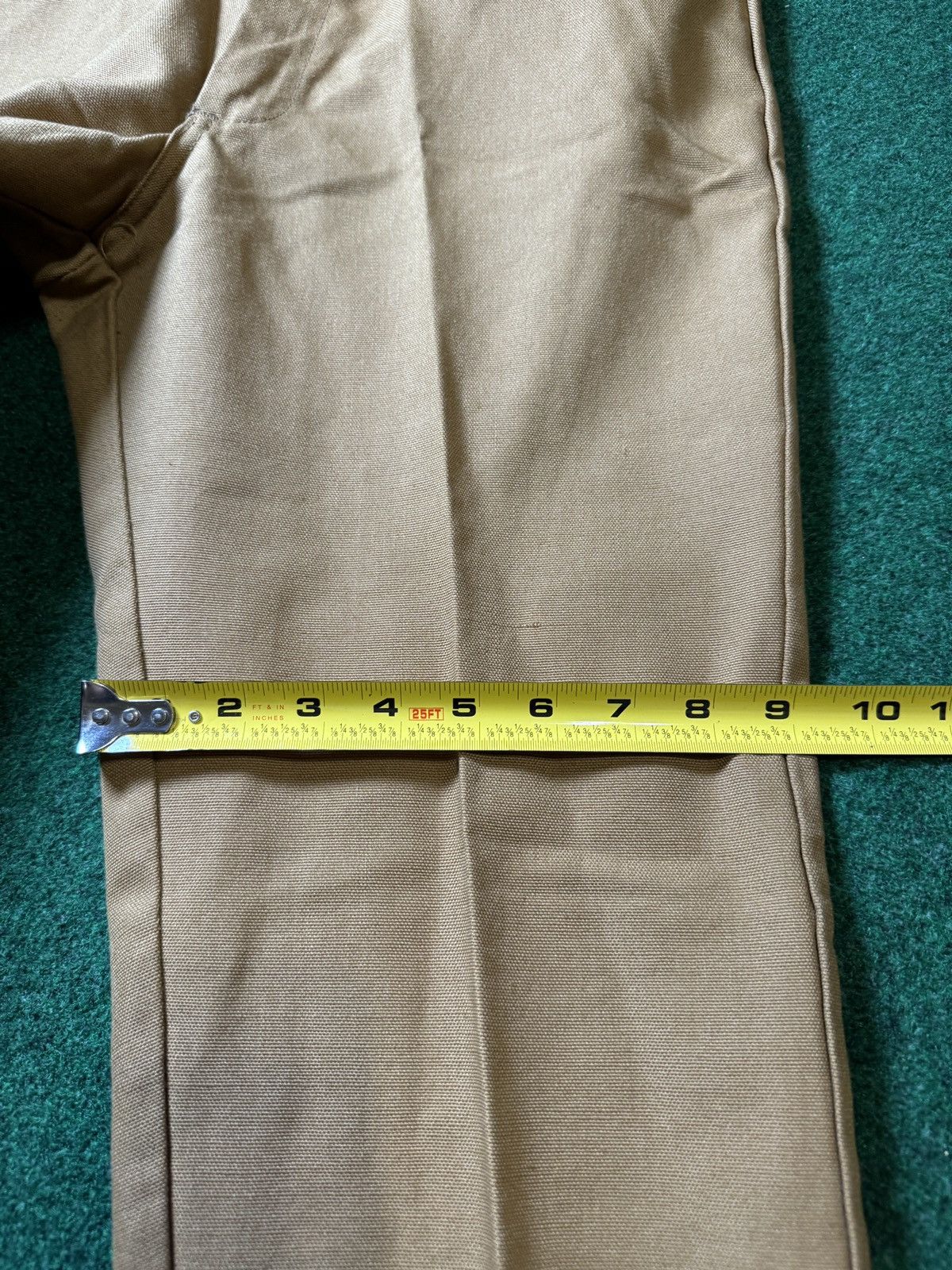 Sears × Vintage Vintage 70s Sears Perma Prest Talon Zipper Biege Trousers Size US 32 / EU 48 - 9 Thumbnail