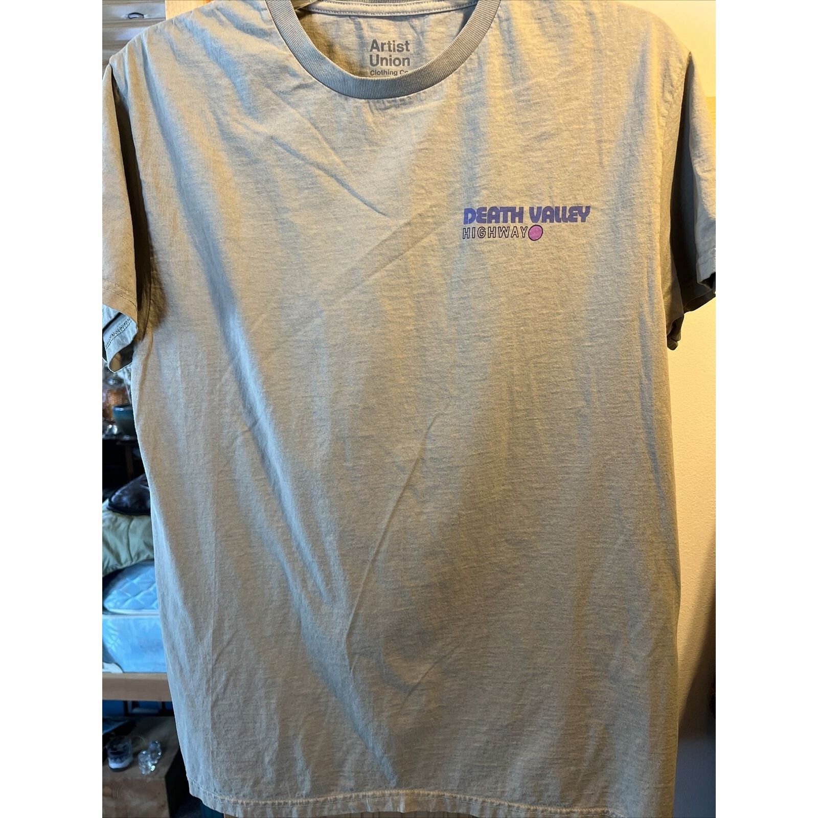 Other Artist Union Clothing Men’s M Gray Death Valley Cotton Shirt Size US M / EU 48-50 / 2 - 8 Thumbnail