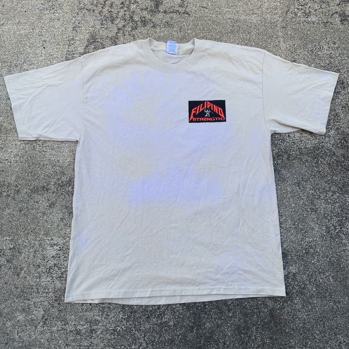 Vintage Vintage Filipino Strength Purong Lakas Tshirt Size US XL / EU 56 / 4 - 2 Thumbnail