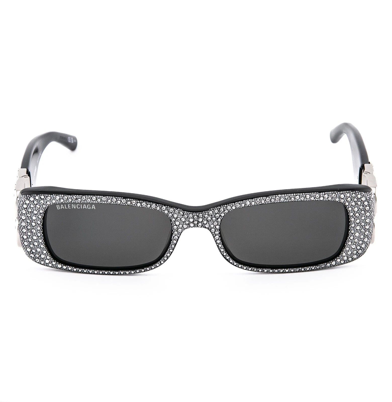 Balenciaga BALENCIAGA DYNASTY 0096 Black 013 Crystal BB Logo BB0096 Size ONE SIZE - 8 Thumbnail