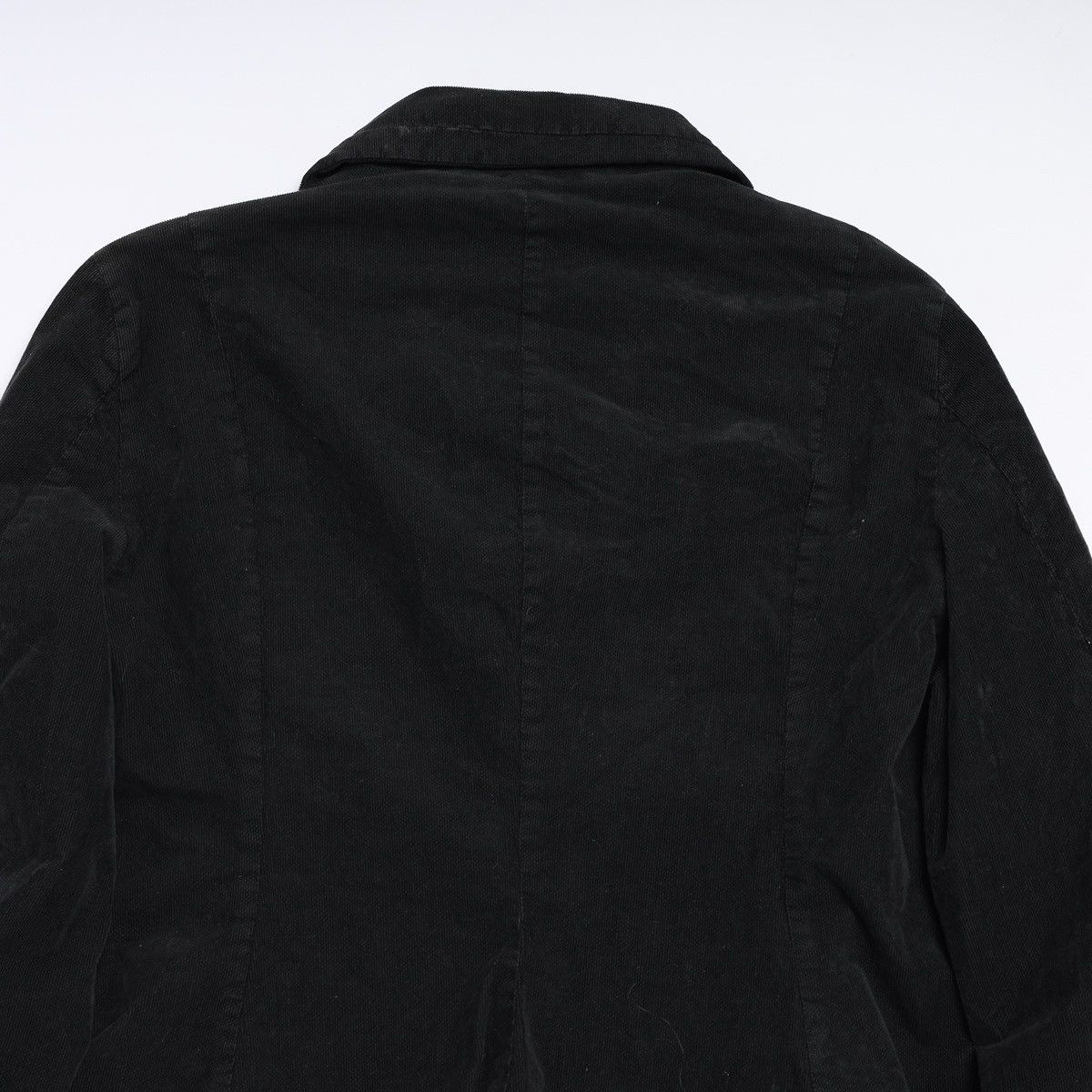 Rundholz Rundholz Corduroy Velvet Blazer Black Jacket Avantgarde Size L / US 10 / IT 46 - 12 Thumbnail