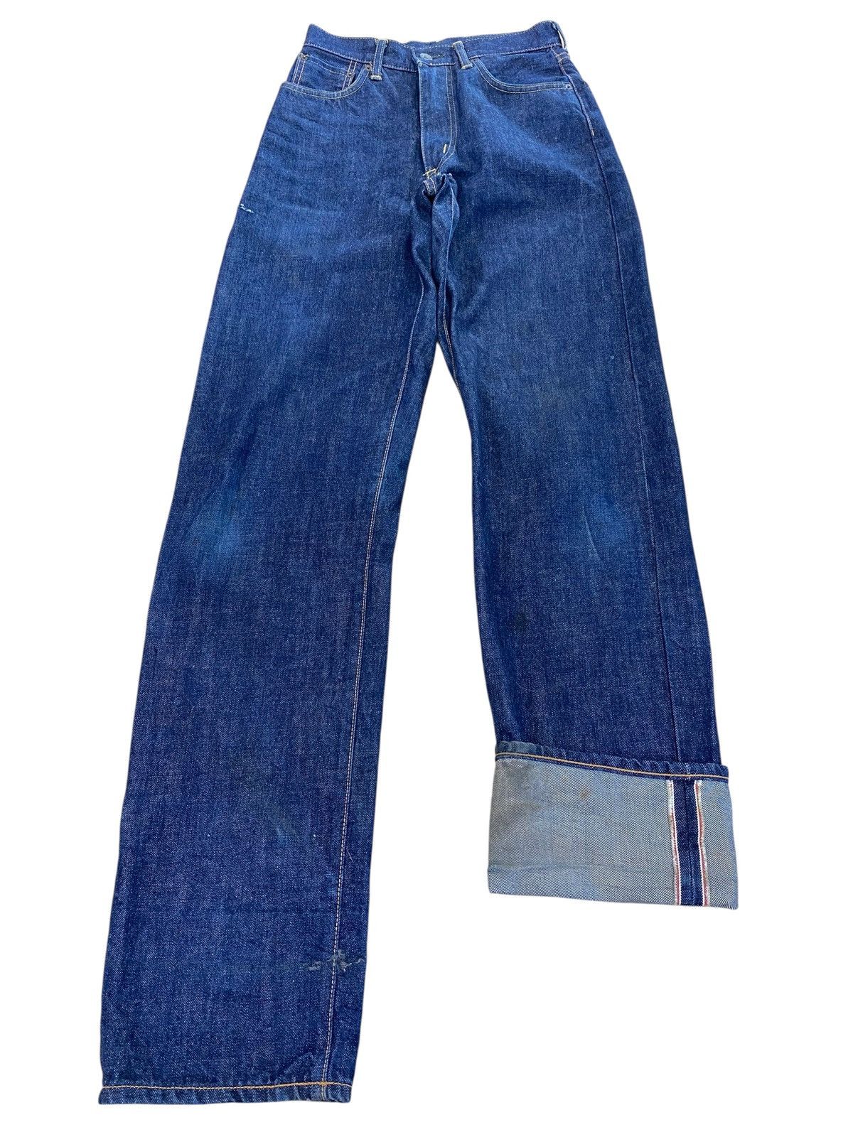 Edwin Vintage Edwin Selvedge Blue Wash Style Loose Jeans Size US 26 / EU 42 - 1 Thumbnail