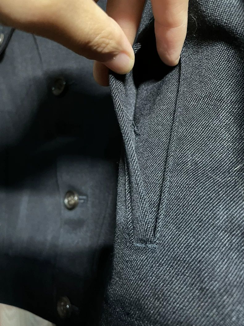Other Comme Des Garcons Black patterned dark denim jacket Size M / US 6-8 / IT 42-44 - 7 Thumbnail