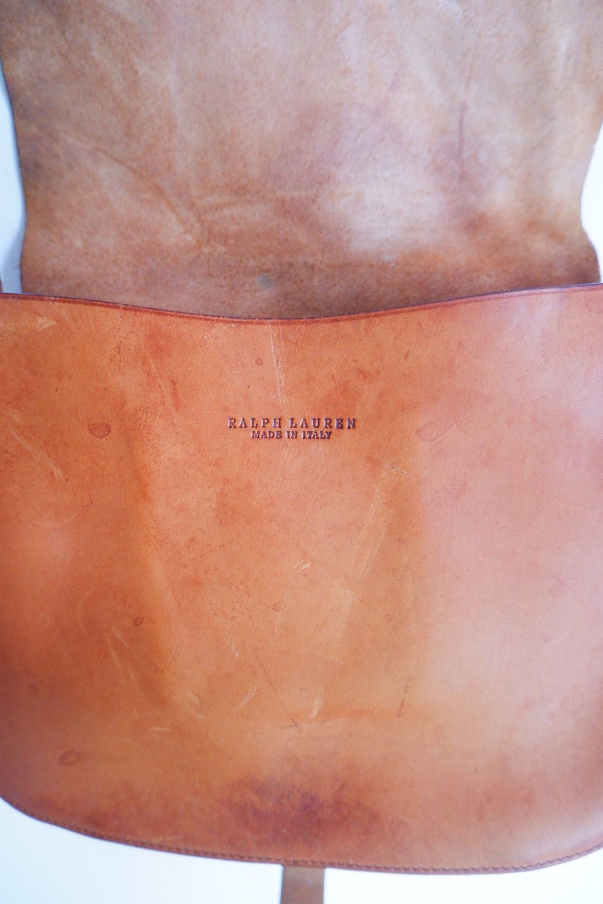 Ralph Lauren Purple Label Ralph Lauren Purple Label Saddle Bag Leather Made in Italy Size ONE SIZE - 9 Thumbnail