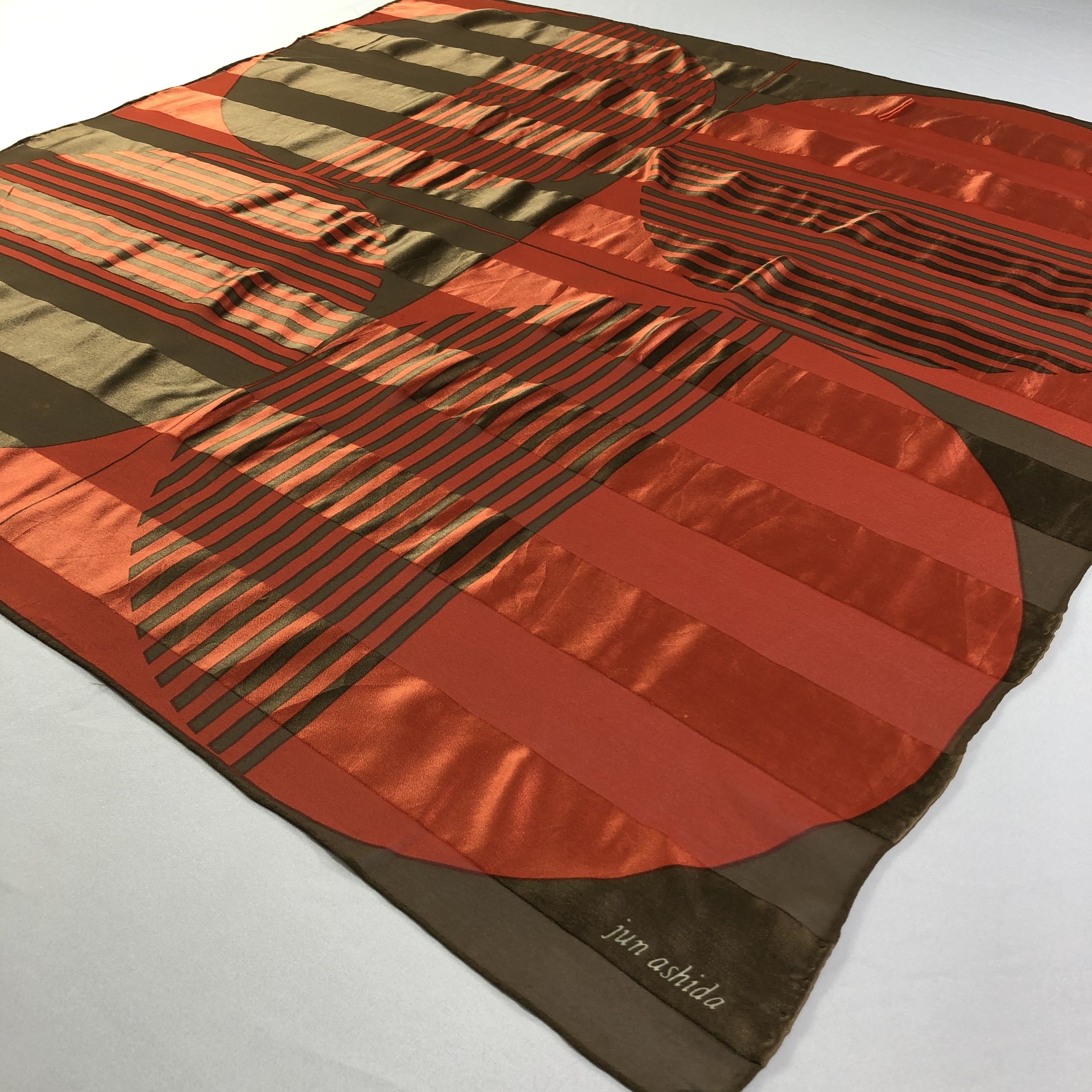 Vintage Vintage Jun Ashida Silk Scarf Size ONE SIZE - 4 Thumbnail