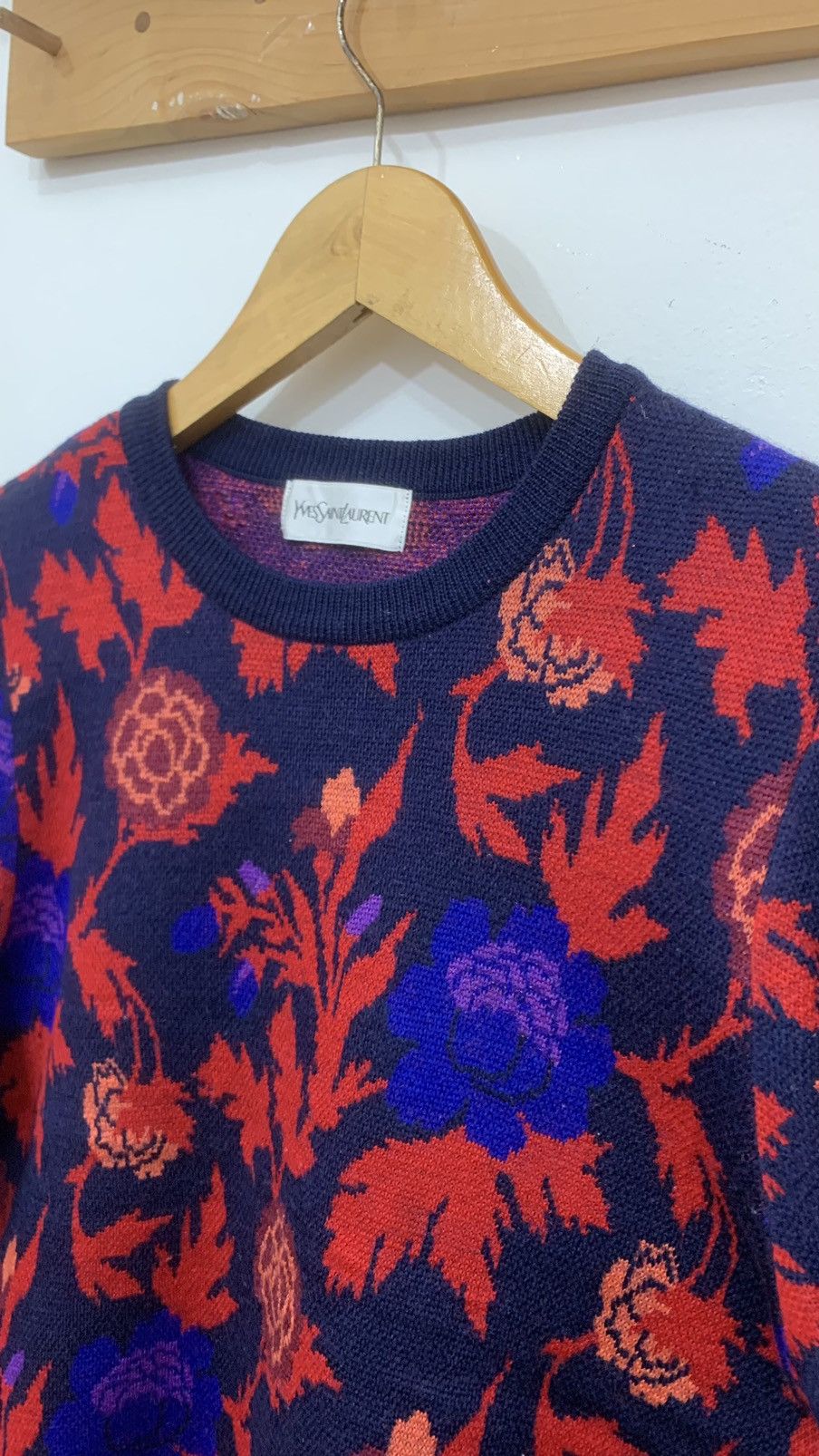 Designer × Saint Laurent Paris × Yves Saint Laurent Yvessaintlaurent Knitwear Size M / US 6-8 / IT 42-44 - 2 Thumbnail