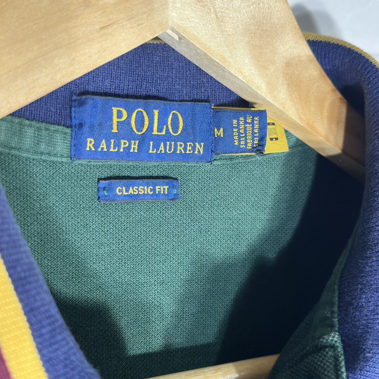 Polo Ralph Lauren Polo Ralph Lauren Big Pony Colorblock Crest Polo - Medium Size US M / EU 48-50 / 2 - 4 Thumbnail