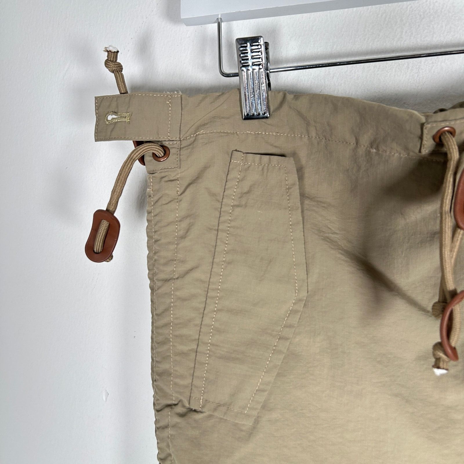 Aris Tatalovich Aris Tatalovich Khaki Technical Cargo Skirt Size M Size 29" - 6 Thumbnail
