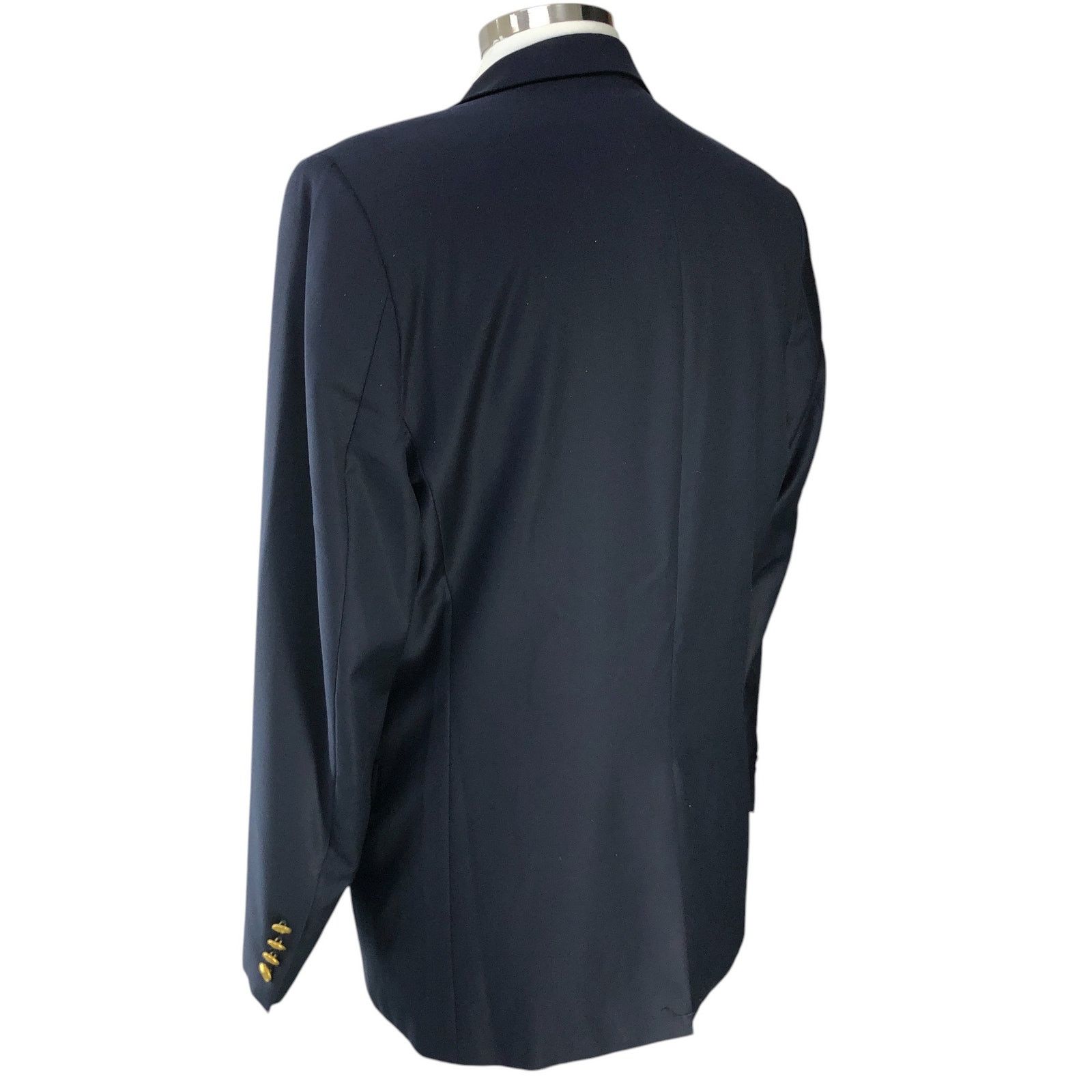 Lauren Ralph Lauren Ralph Lauren LRL Size 42R Blazer Jacket Navy Gold Buttons Size 42R - 8 Thumbnail