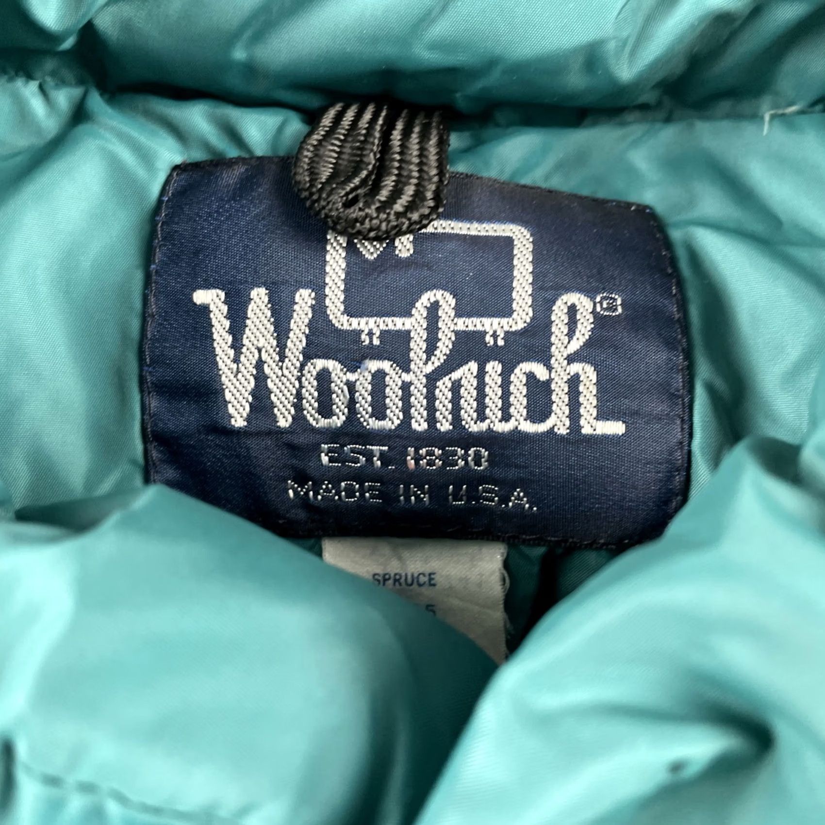 Vintage VINTAGE Woolrich Vest Puffer Button Up USA 90s Green Men XL Outdoor Jacket Size US XL / EU 56 / 4 - 4 Thumbnail