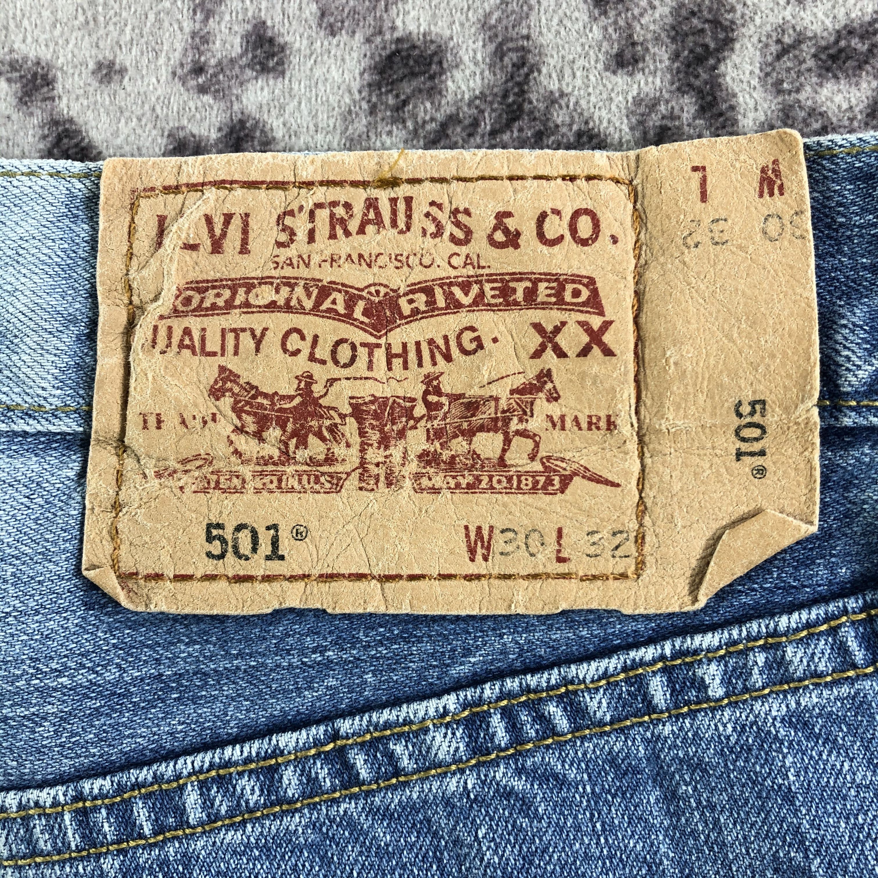 Levi's Vintage 90s Levis 501 Jeans-JM3289 Size US 30 / EU 46 - 6 Thumbnail