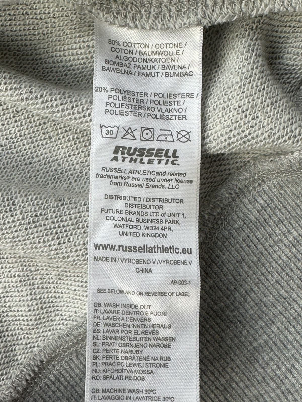 Russell Athletic × Vintage Vintage Y2k Russel Athletic Print Logo Sweatshirt Oversized Size US XL / EU 56 / 4 - 8 Thumbnail