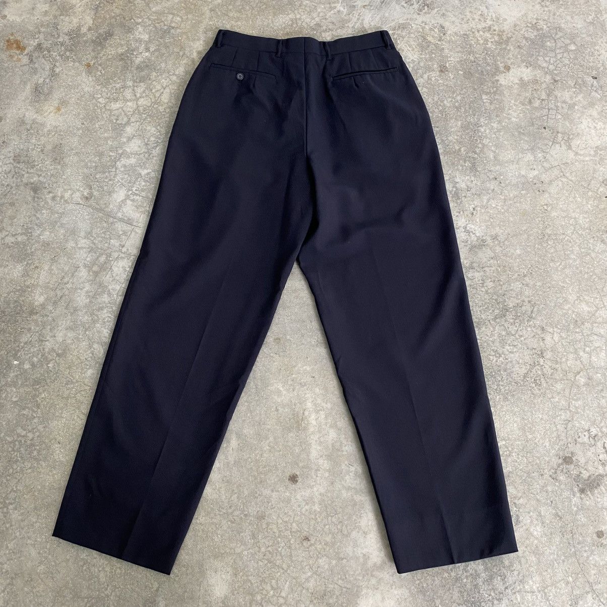 Yohji Yamamoto Archive Yohji Yamamoto Double Pleated Wool Gabardine Pants Size US 30 / EU 46 - 13 Thumbnail