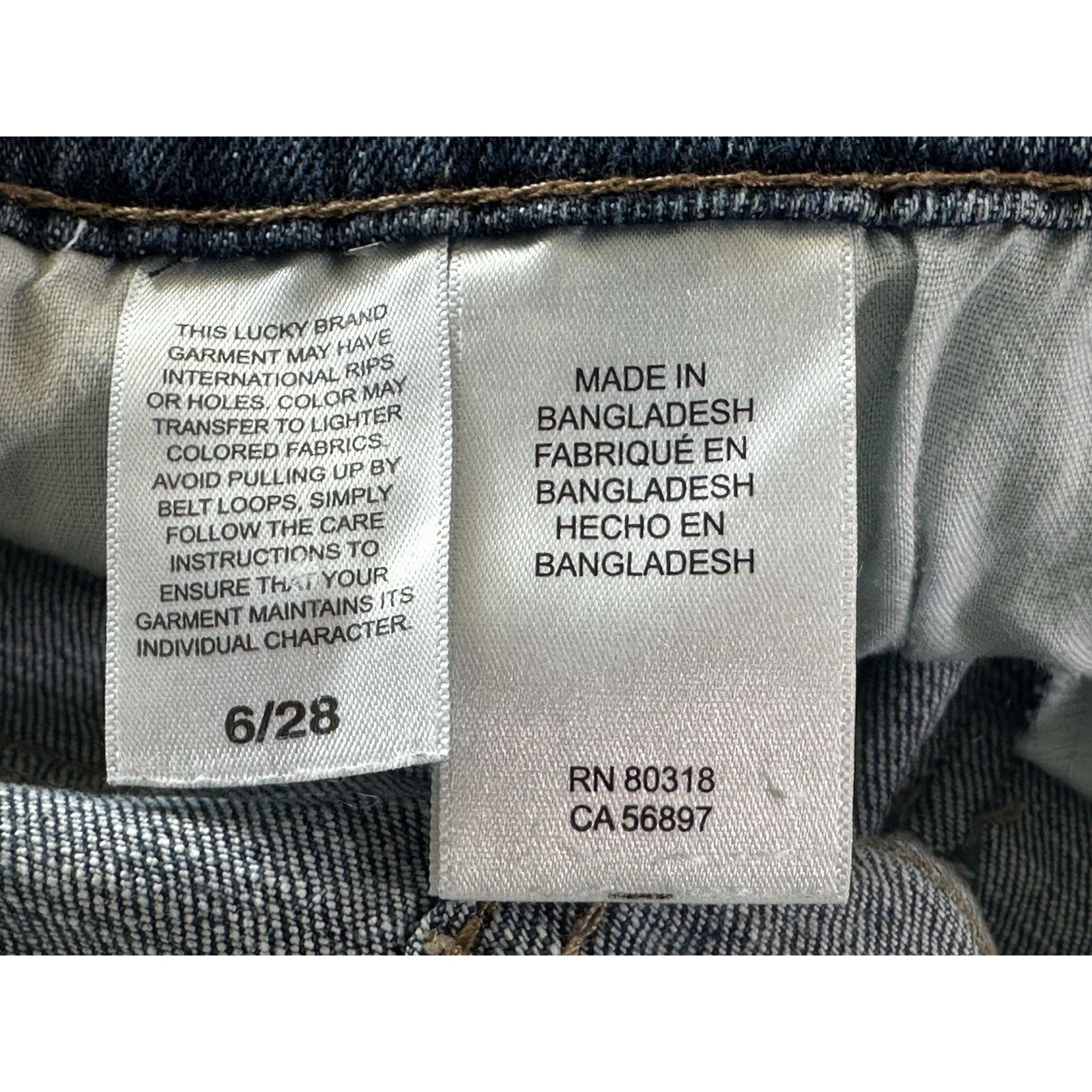 Lucky Brand Lucky Brand Jeans Mid Rise Crop AVA 6/28 Blue Streetwear Size 28" / US 6 / IT 42 - 3 Thumbnail