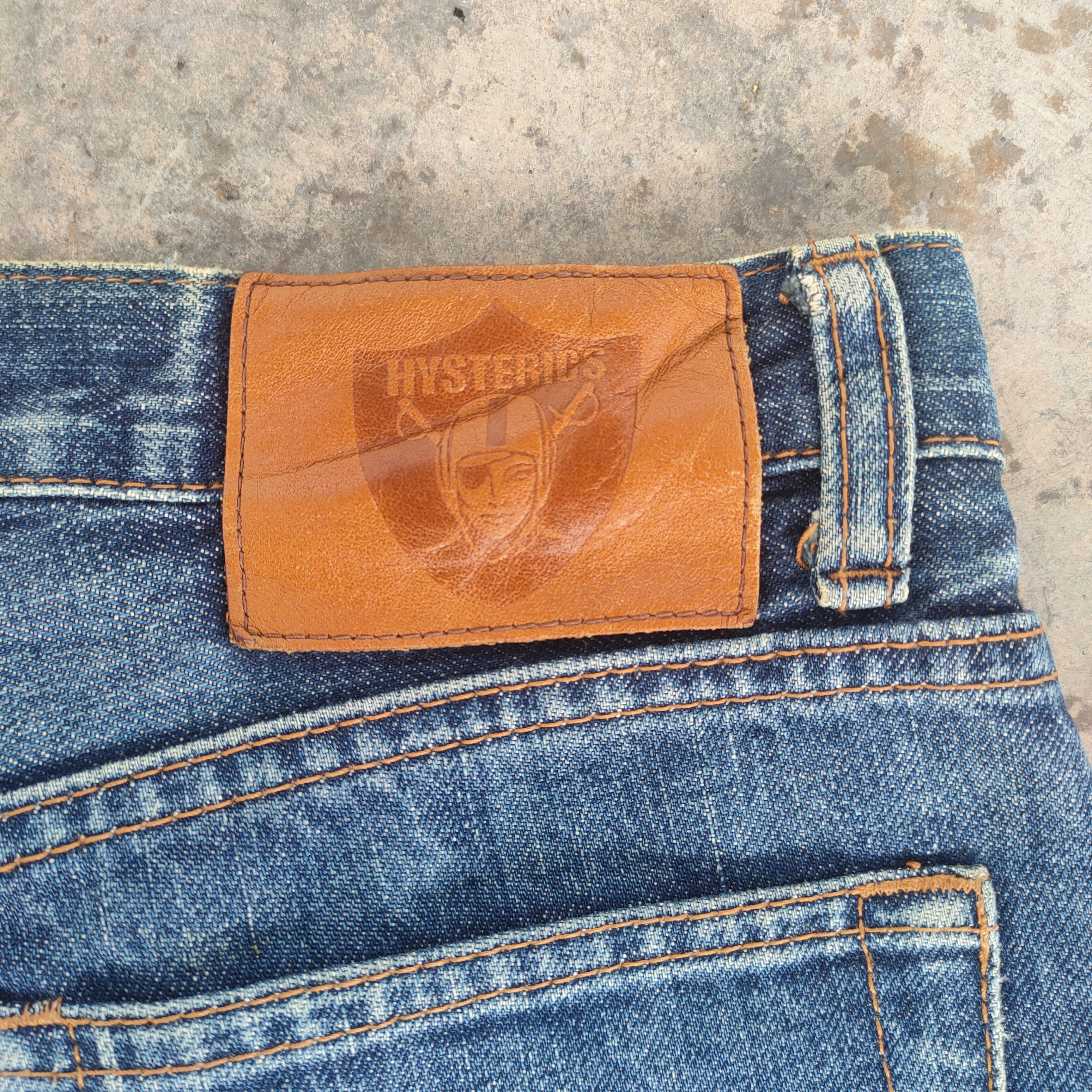Hysteric Glamour VINTAGE HYSTERIC GLAMOUR FADED DENIM JEANS PANTS Size US 29 - 11 Thumbnail