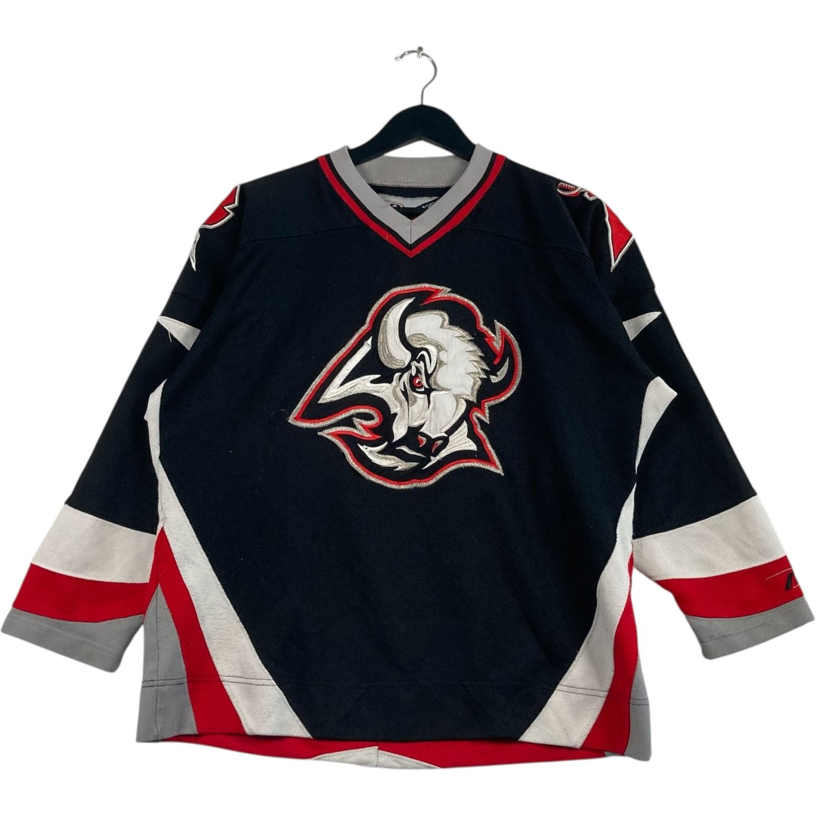 Vintage Buffalo Sabres Team Logo NHL Jersey M