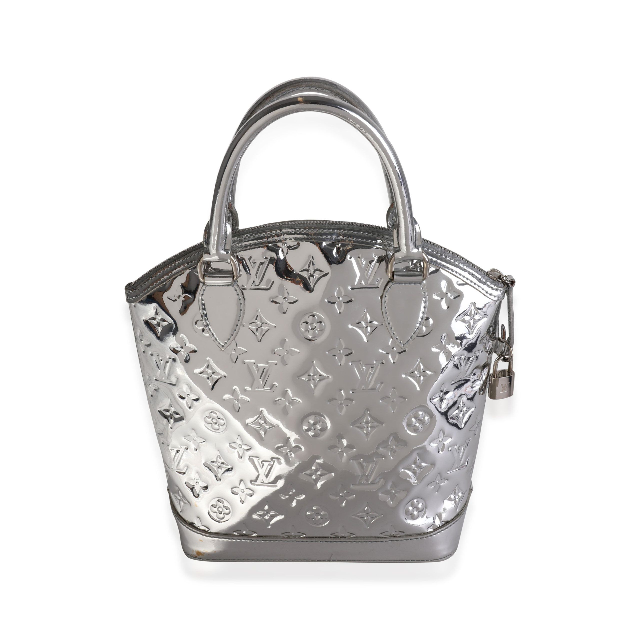Louis Vuitton Silver Monogram Miroir Lockit PM