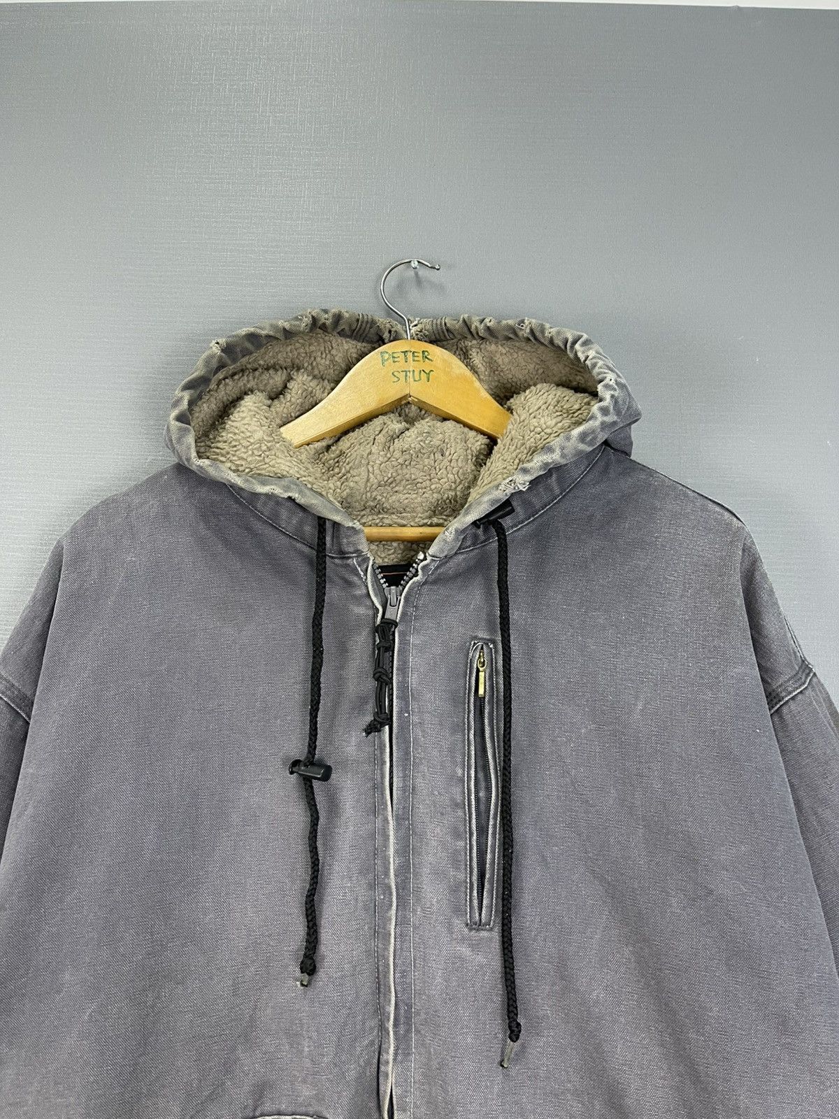 Vintage Vintage Walls Chore Fleece Jacket Size US XXL / EU 58 / 5 - 5 Thumbnail