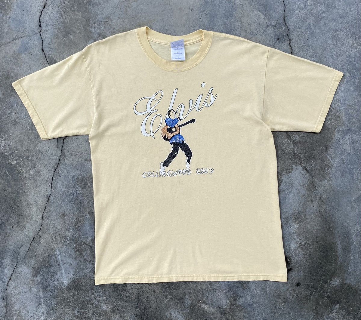 Band Tees Rare🔥Vintage Distressed Elvis Band Tees Size US L / EU 52-54 / 3 - 1 Thumbnail