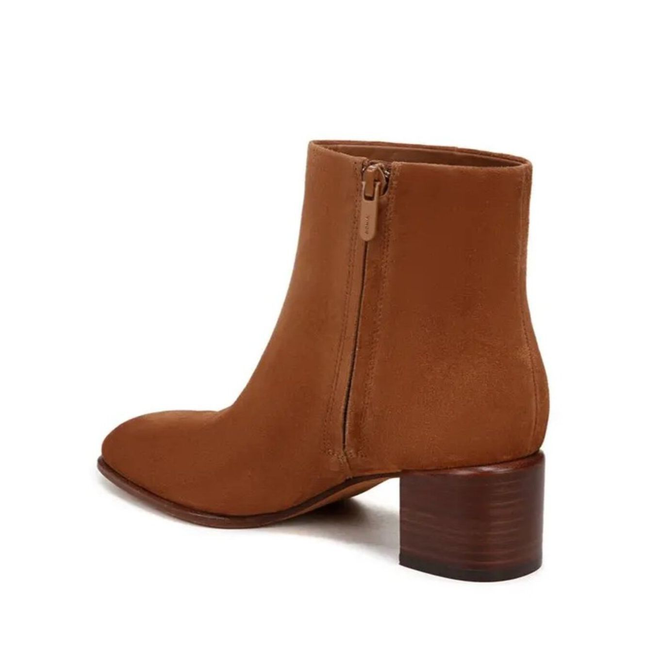 Vince NWT New $395 Vince Arabel Suede Booties In Dark Sequoia Siz Size US 6 / IT 36 - 2 Thumbnail