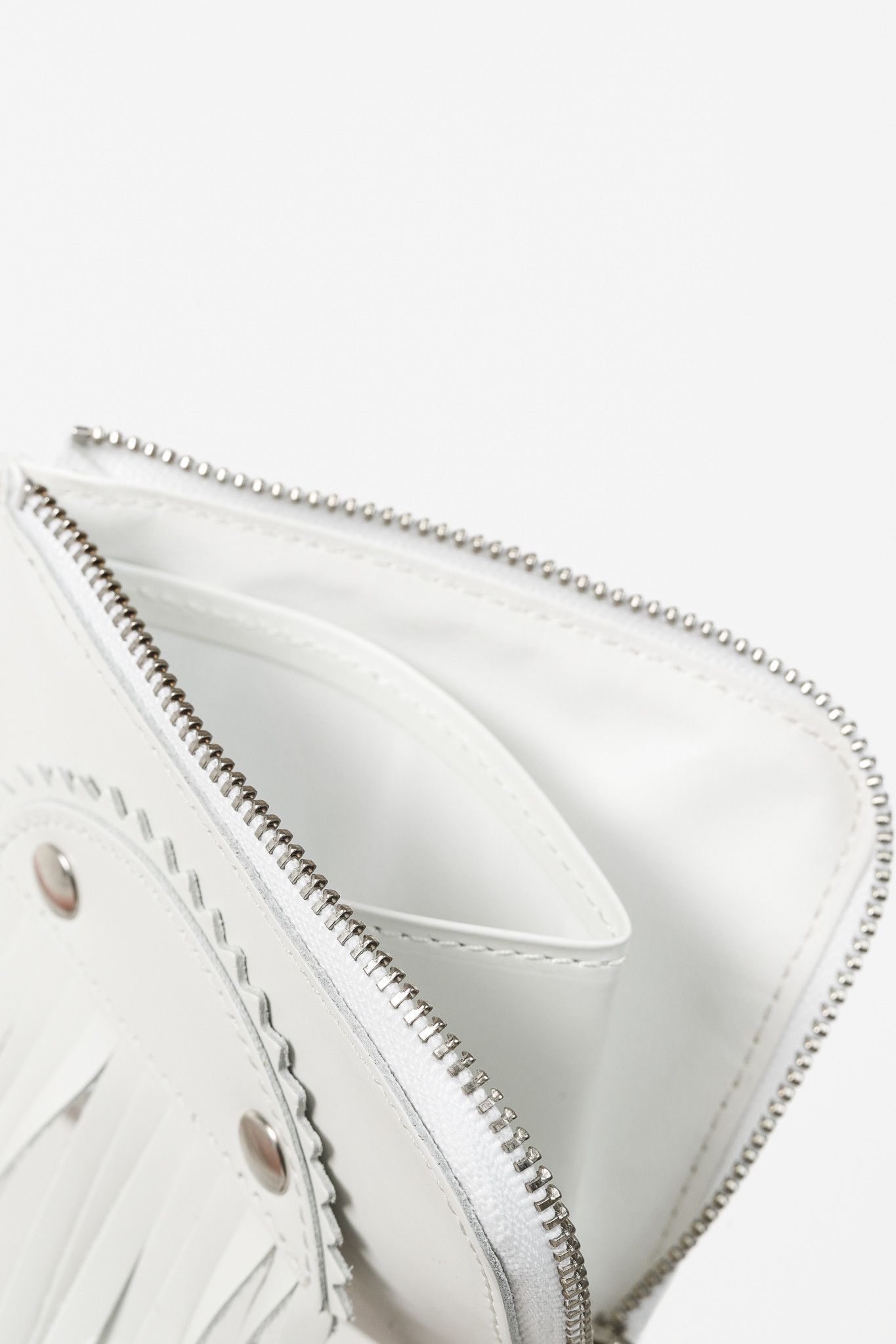 Comme des Garcons Comme des Garcons White Fringe Leather Wallet Size ONE SIZE - 6 Thumbnail