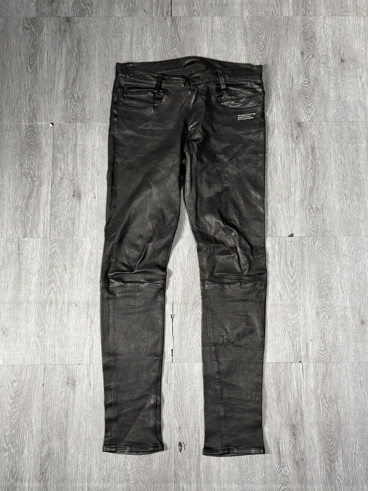Undercover UNDERCOVER ISM 14SS Lamb Leather Pants Size US 31 - 1 Thumbnail