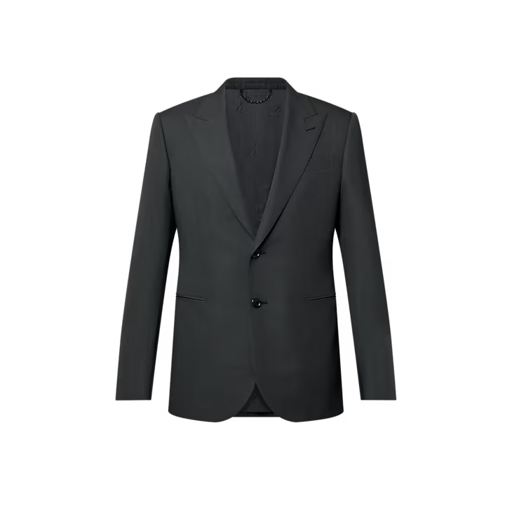 Louis Vuitton Single-Breasted Wool Pont Neuf Jacket Size 52L - 1 Thumbnail
