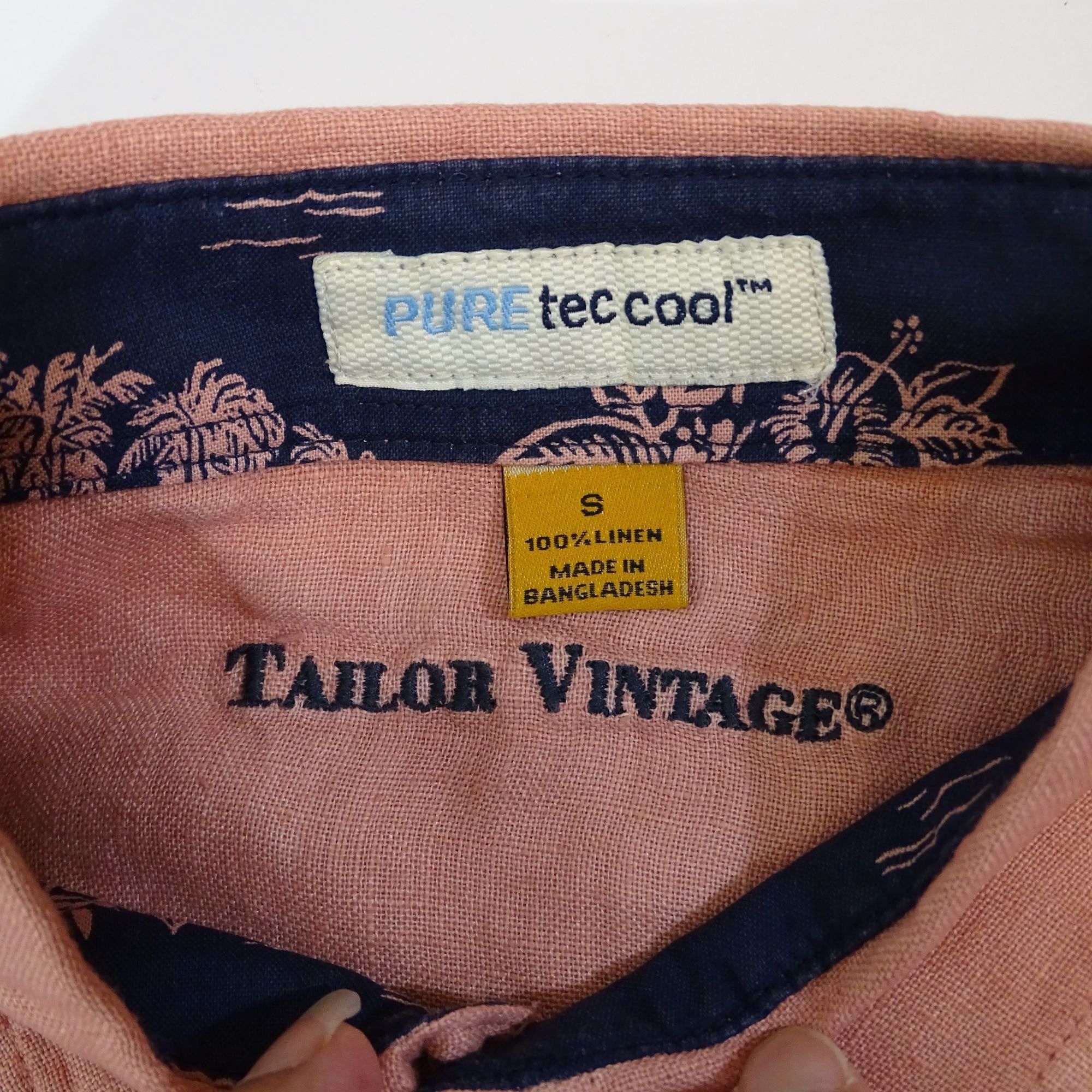 Other Tailor Vintage Men Linen Shirt Size S Short Sleeve Button Up Size US S / EU 44-46 / 1 - 6 Thumbnail
