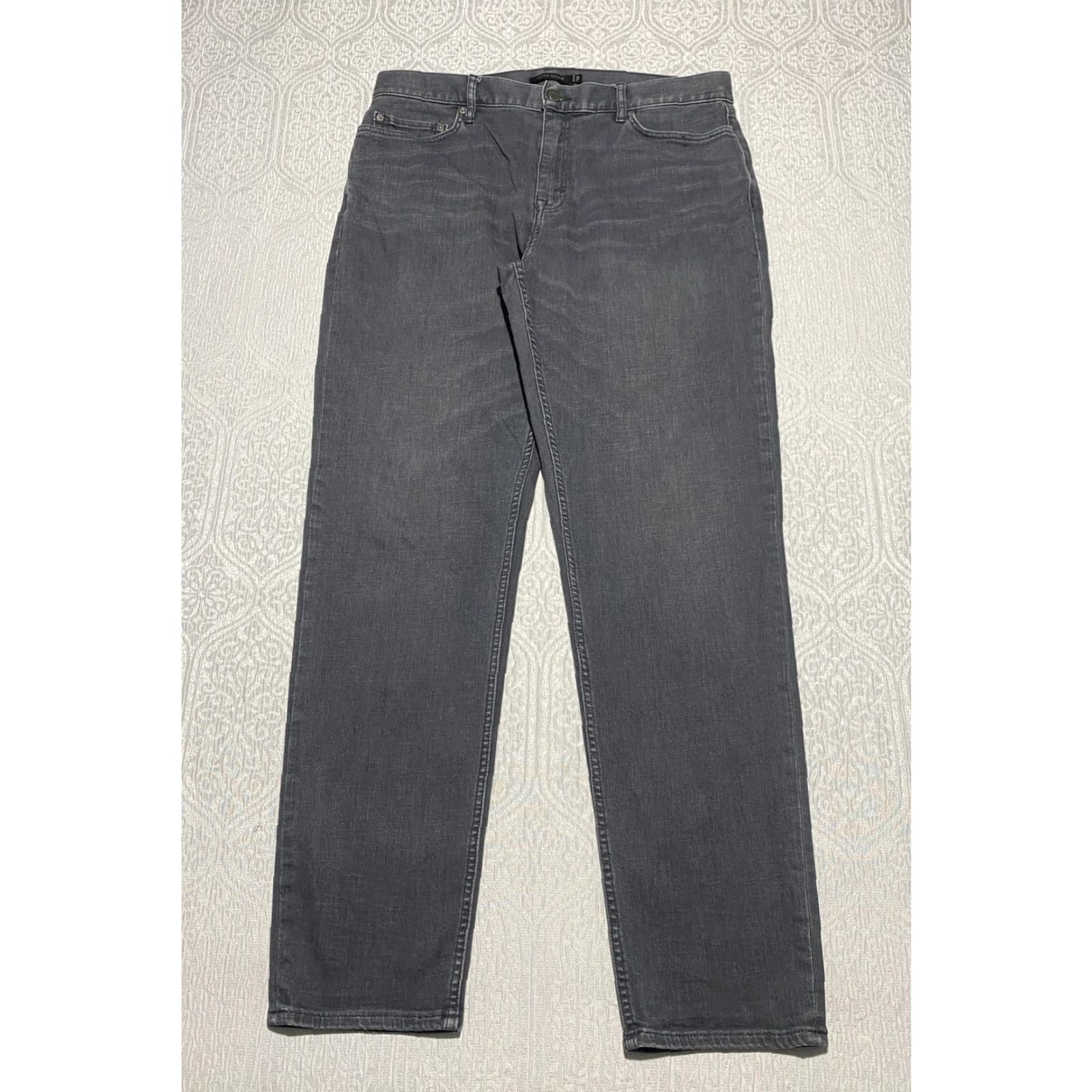 Banana Republic Banana Republic Jeans Mens 36x34 Gray Athletic Tapered Fit Stretch Denim Pants Shirt? Size US 36 / EU 52 - 2 Thumbnail
