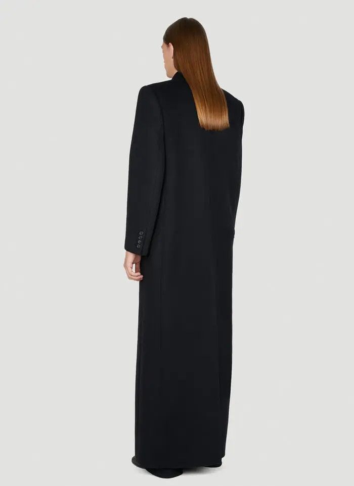 Saint Laurent Paris o1bcso1str1124 Manteau Ext Le Epaule in Black Size US L / EU 52-54 / 3 - 4 Thumbnail