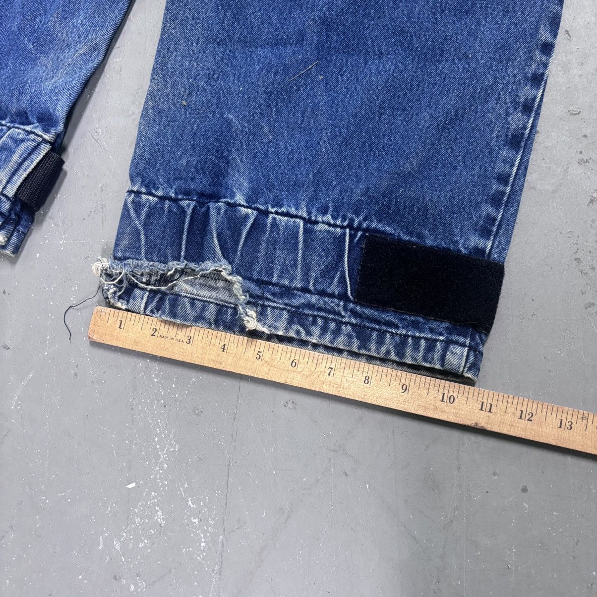 Marithe + Francois Girbaud × Vintage Vintage Y2K Marithe Francois Girbaud Baggy Striped Jeans 90s Size US 42 / EU 58 - 9 Thumbnail