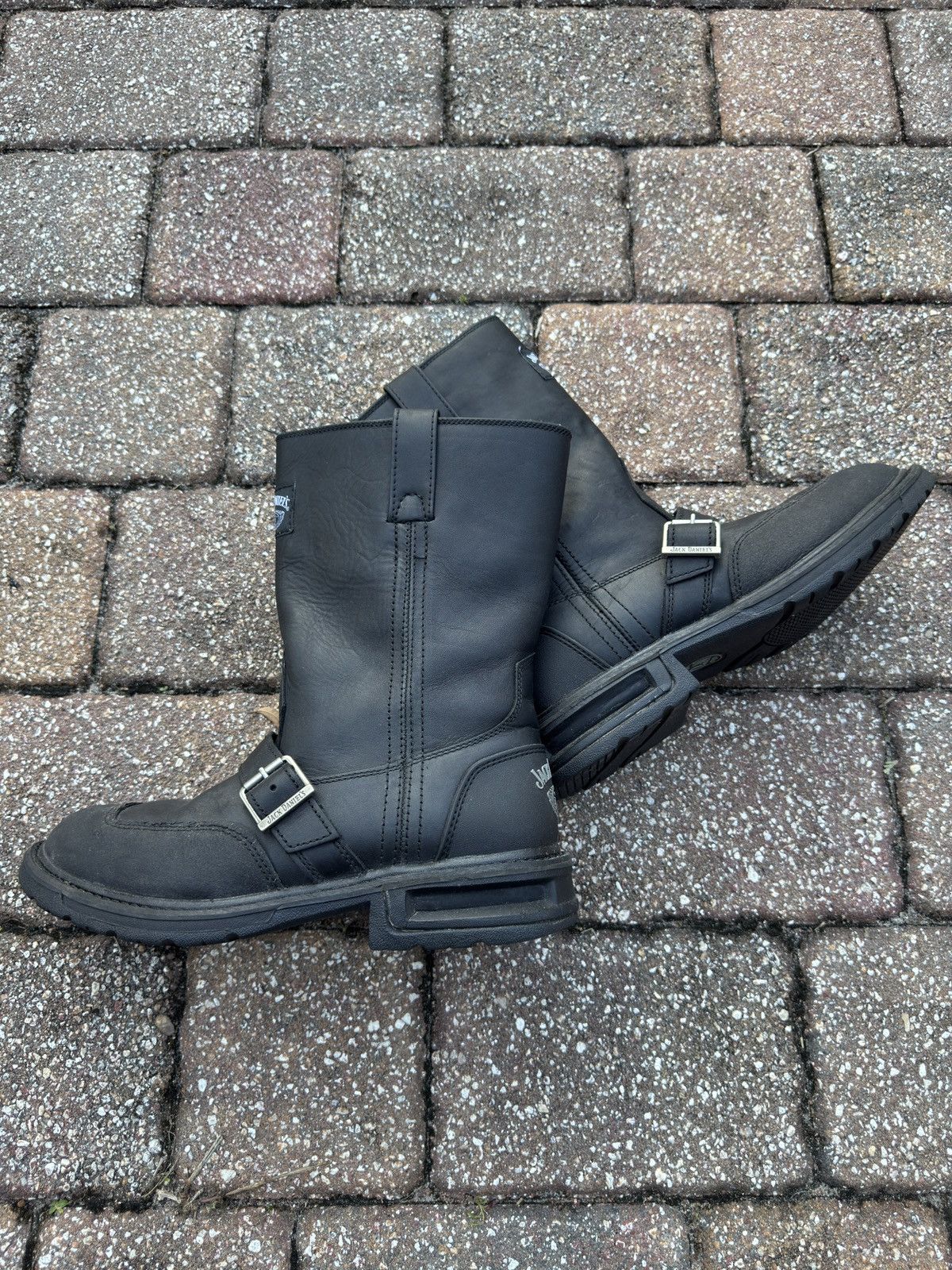 Vintage Jack Daniels Mid Calf Buckle Boots Size US 9.5 / EU 42-43 - 4 Thumbnail