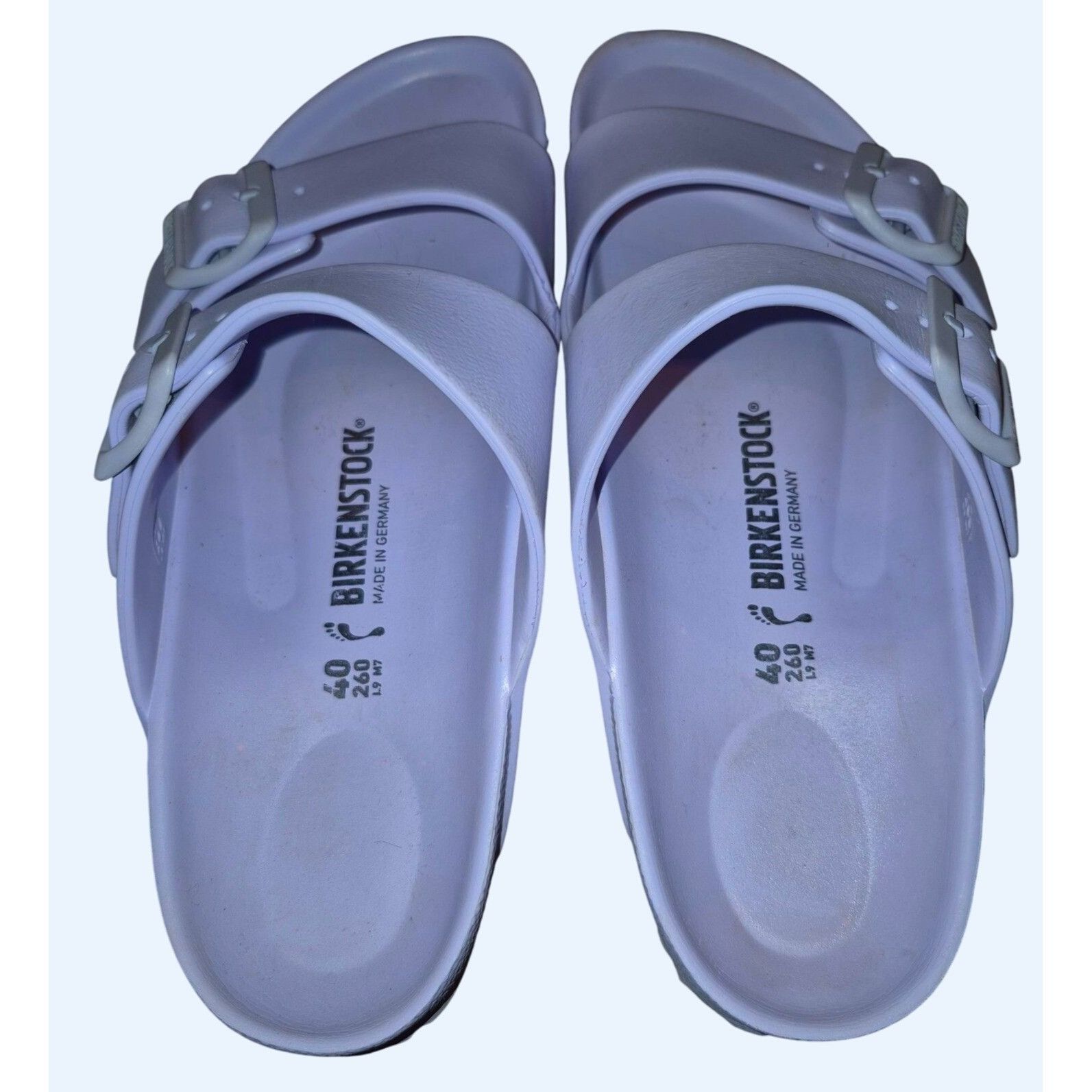 Birkenstock Birkenstock Womens Arizona EVA Sandals Light Purple Womens 9 Size US 9 / IT 39 - 5 Thumbnail